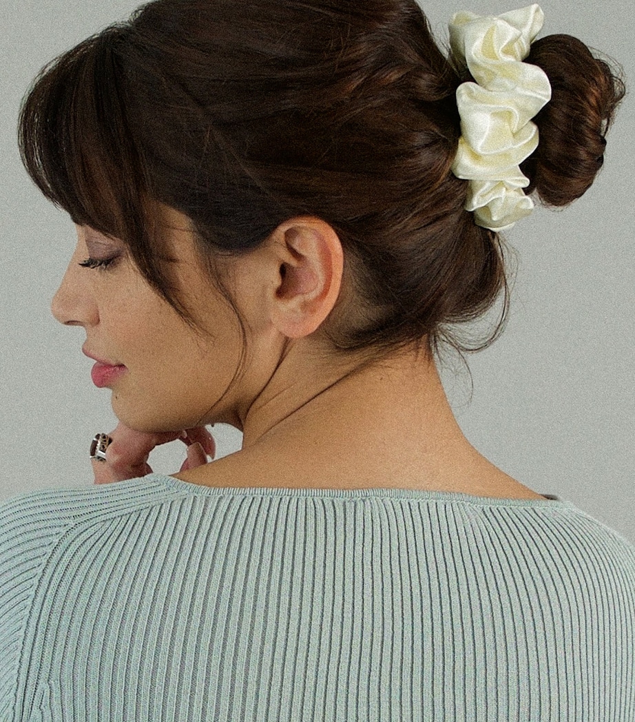 Large The Hya Scrunchie (Set of 3) NO COLOUR Image 2