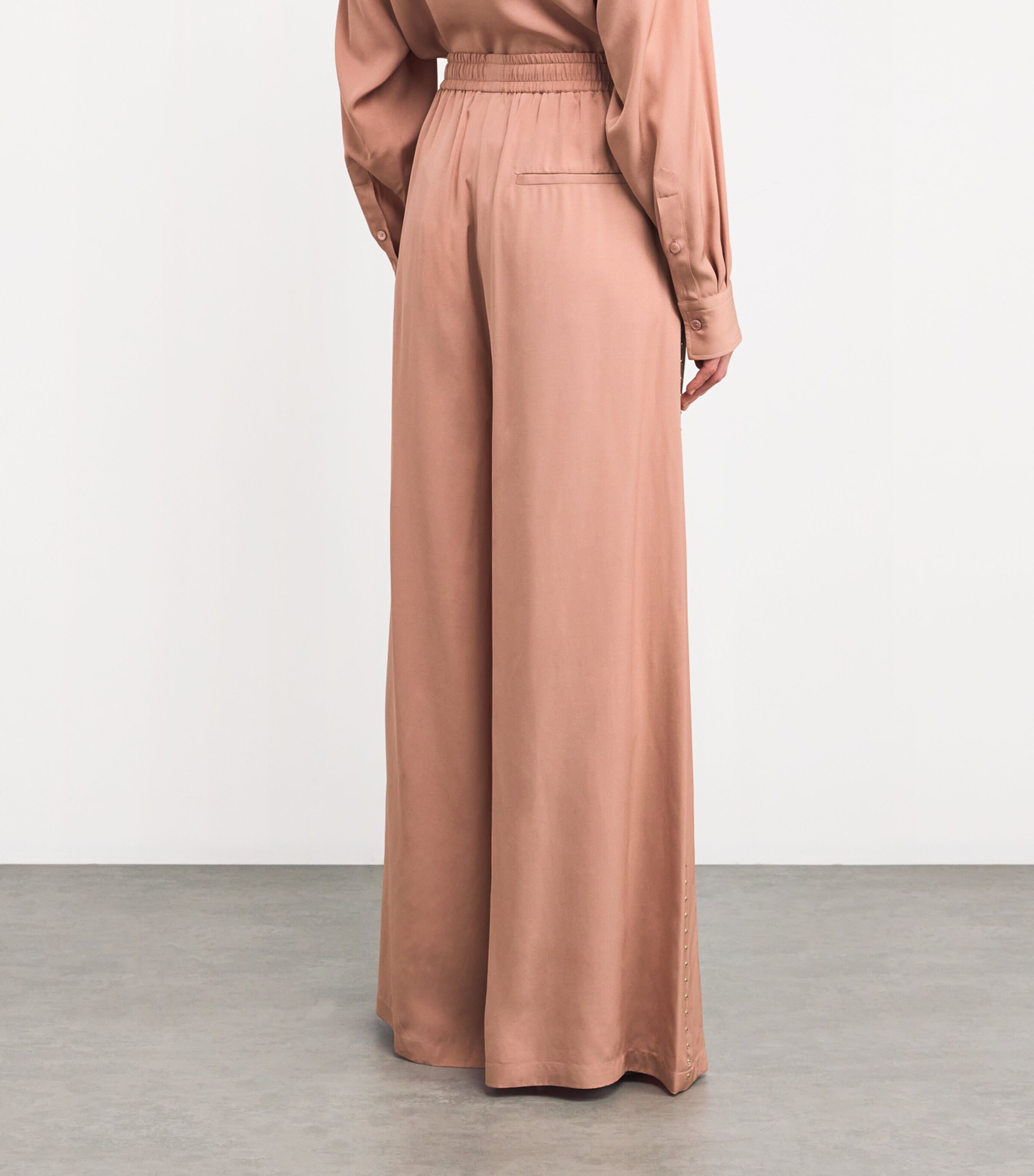 Stella McCartney Womens Rose Collection Embellished Trousers Dusty Rose Image 4