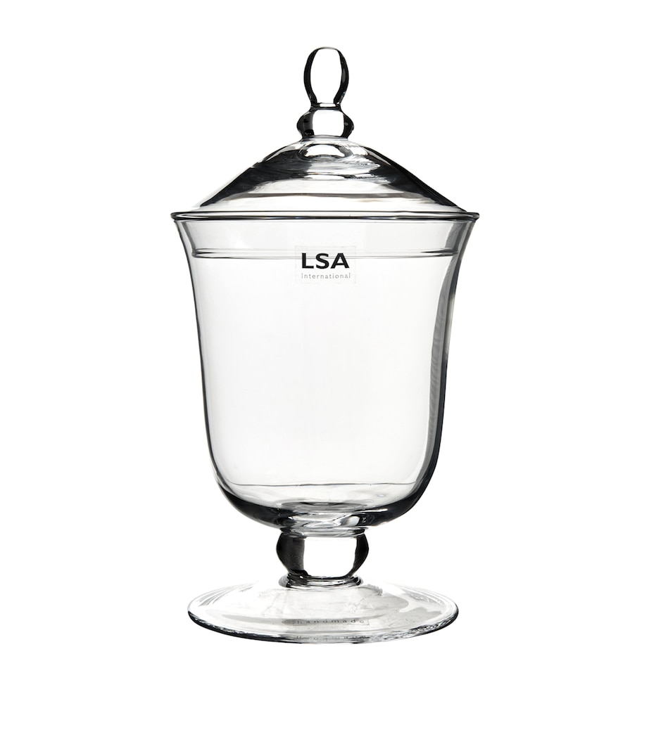 Glass Bonbon Jar CLEAR Image 1
