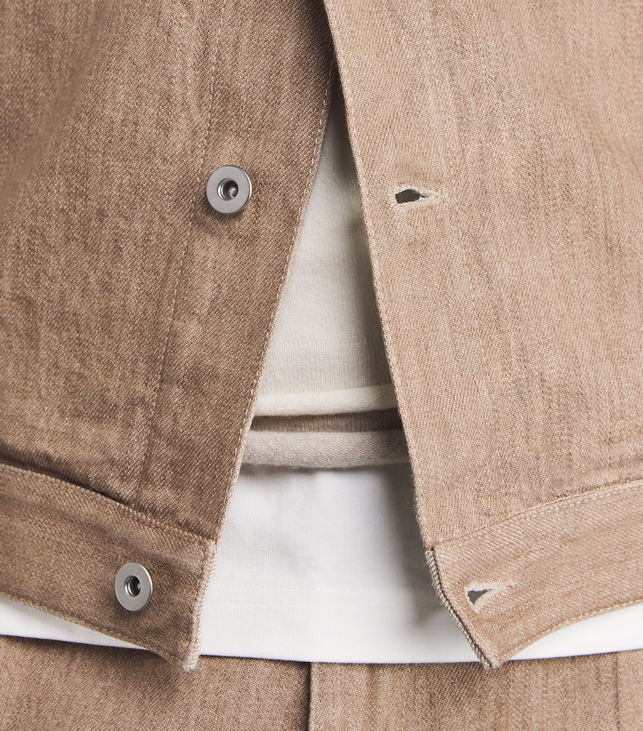 Tailored Denim Jacket 217 BARLEY Image 6