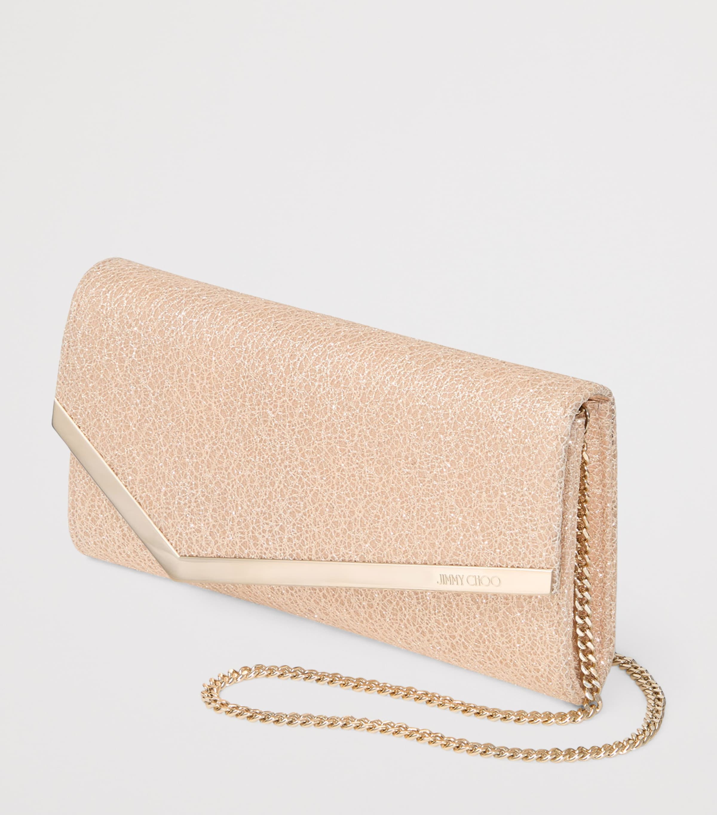 Jimmy Choo Emmie Clutch Bag Macaron/light Gold Image 2