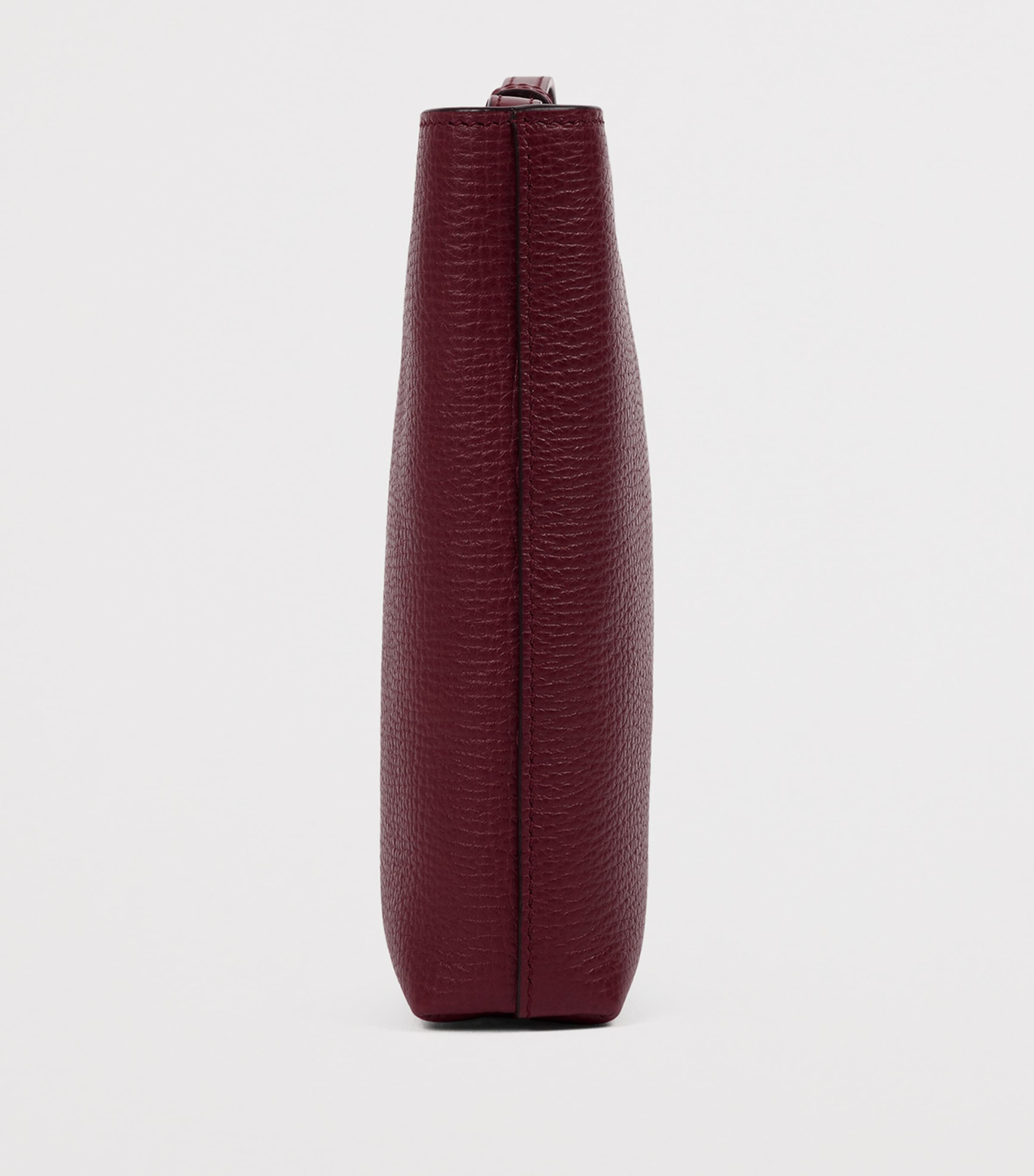 Leather Day pouch DARK CHERRY Image 3