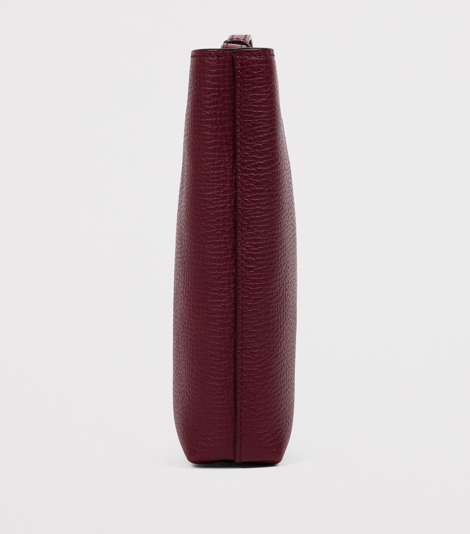 Leather Day pouch DARK CHERRY Image 3