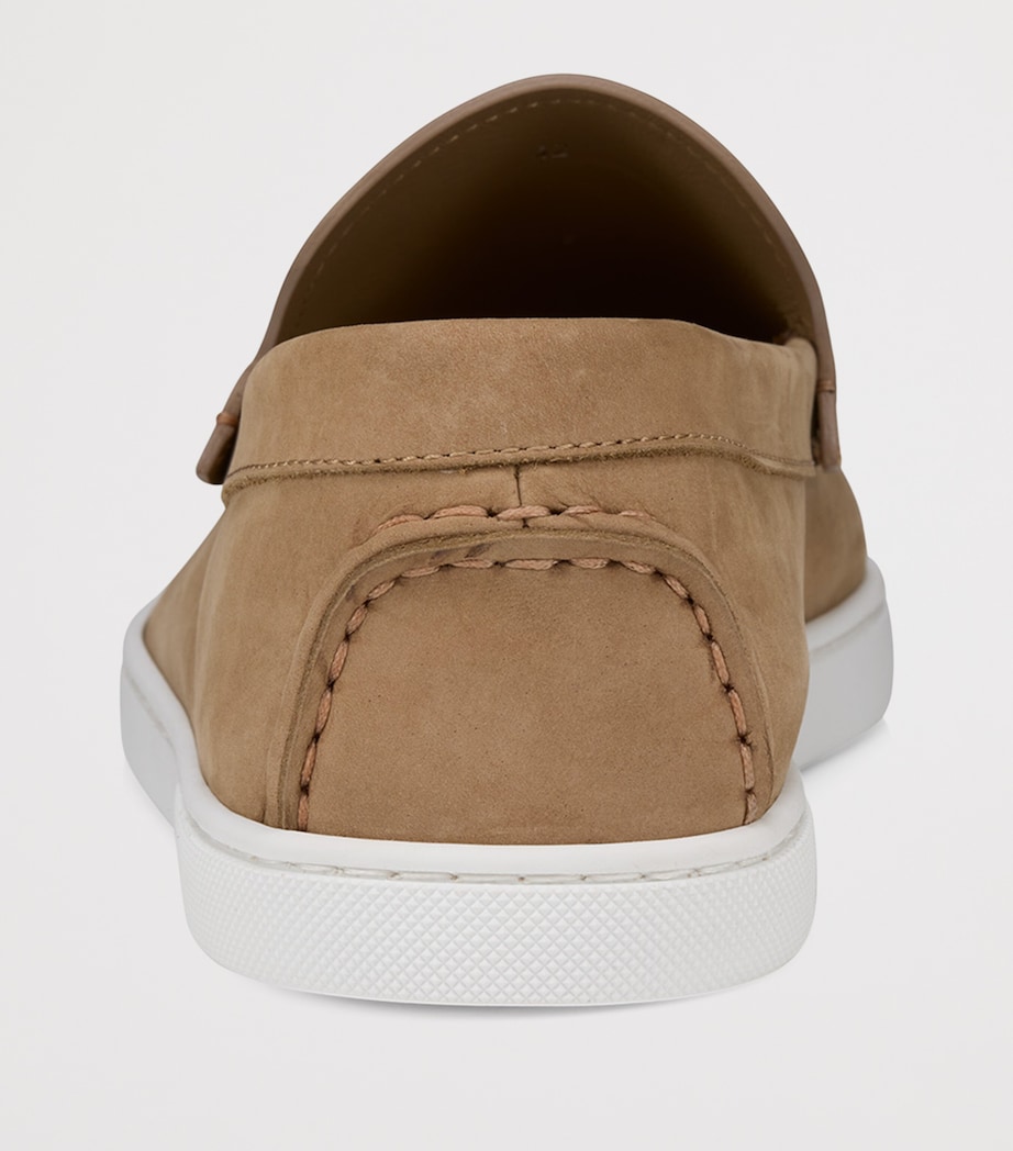 Christian Louboutin Moonboat Leather Boat Shoes Image 5