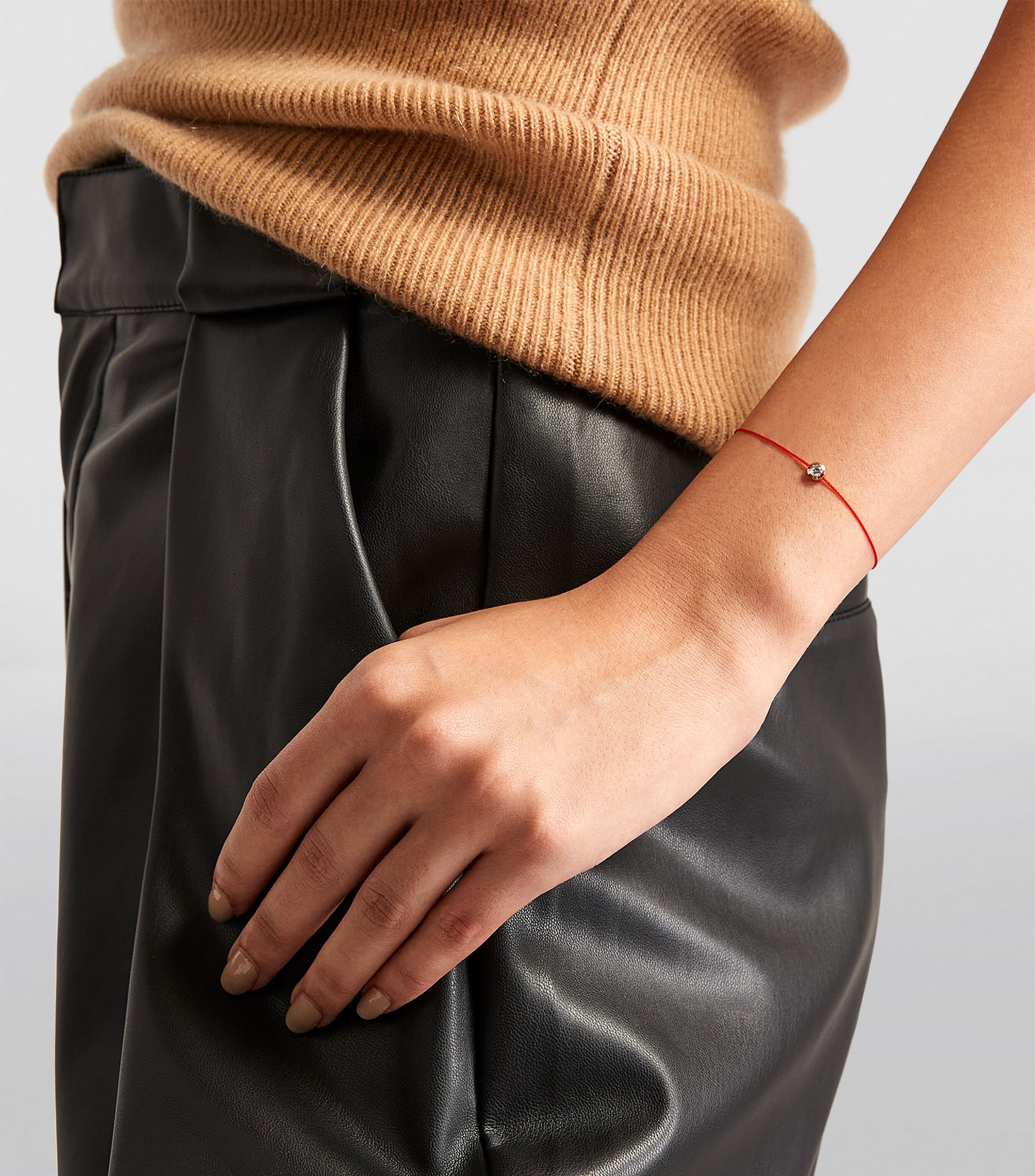 Rose Gold and Diamond So Pure Bracelet (16.5cm) RED Image 4