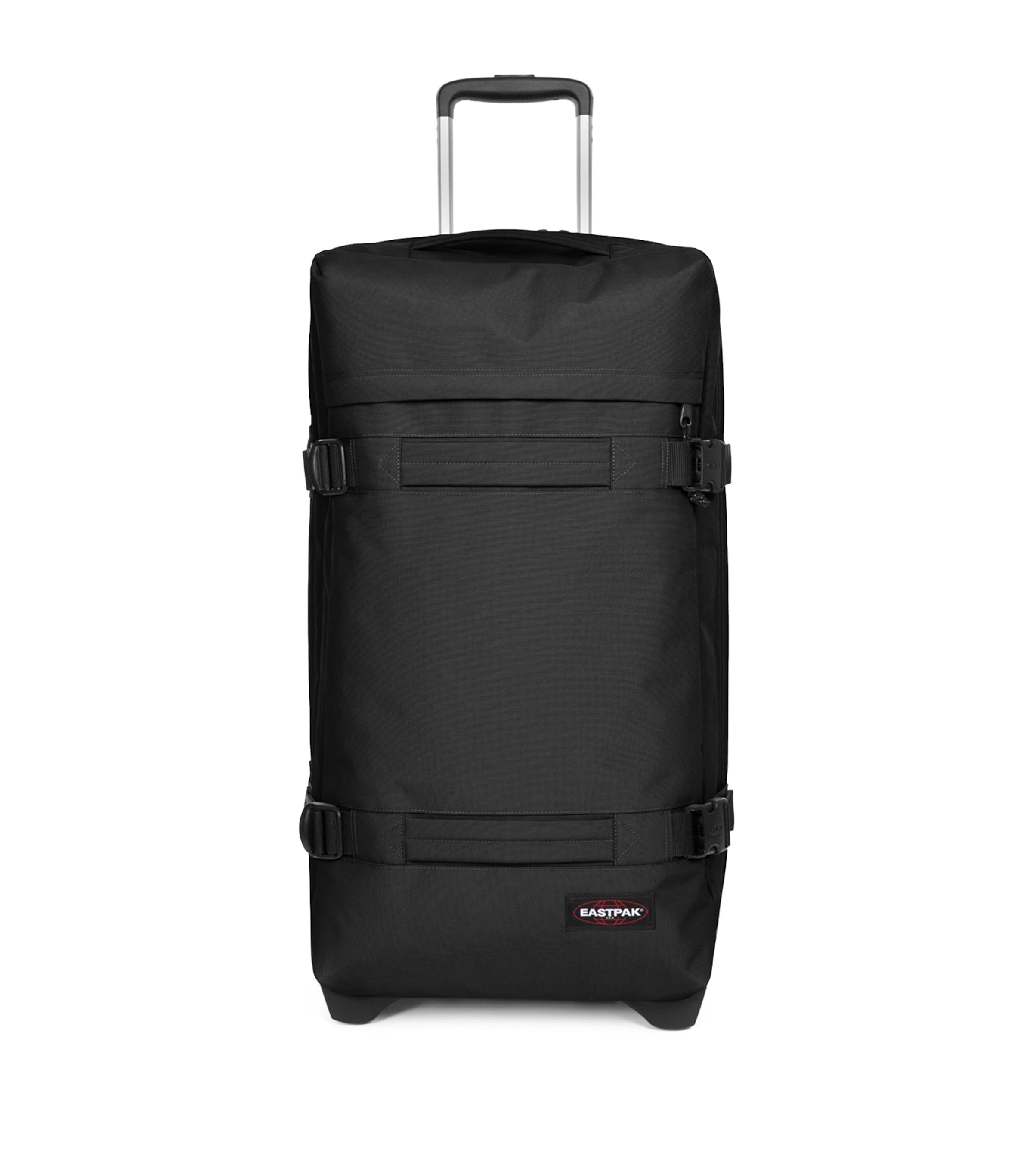 Eastpak Black Transit'r Medium Woven Suitcase 51cm In Black