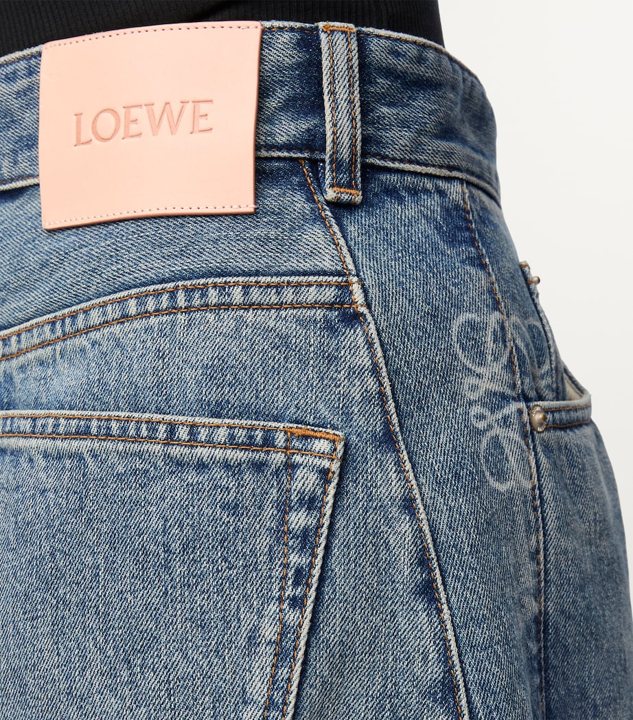 Anagram Barrel Jeans WASHED DENIM Image 5