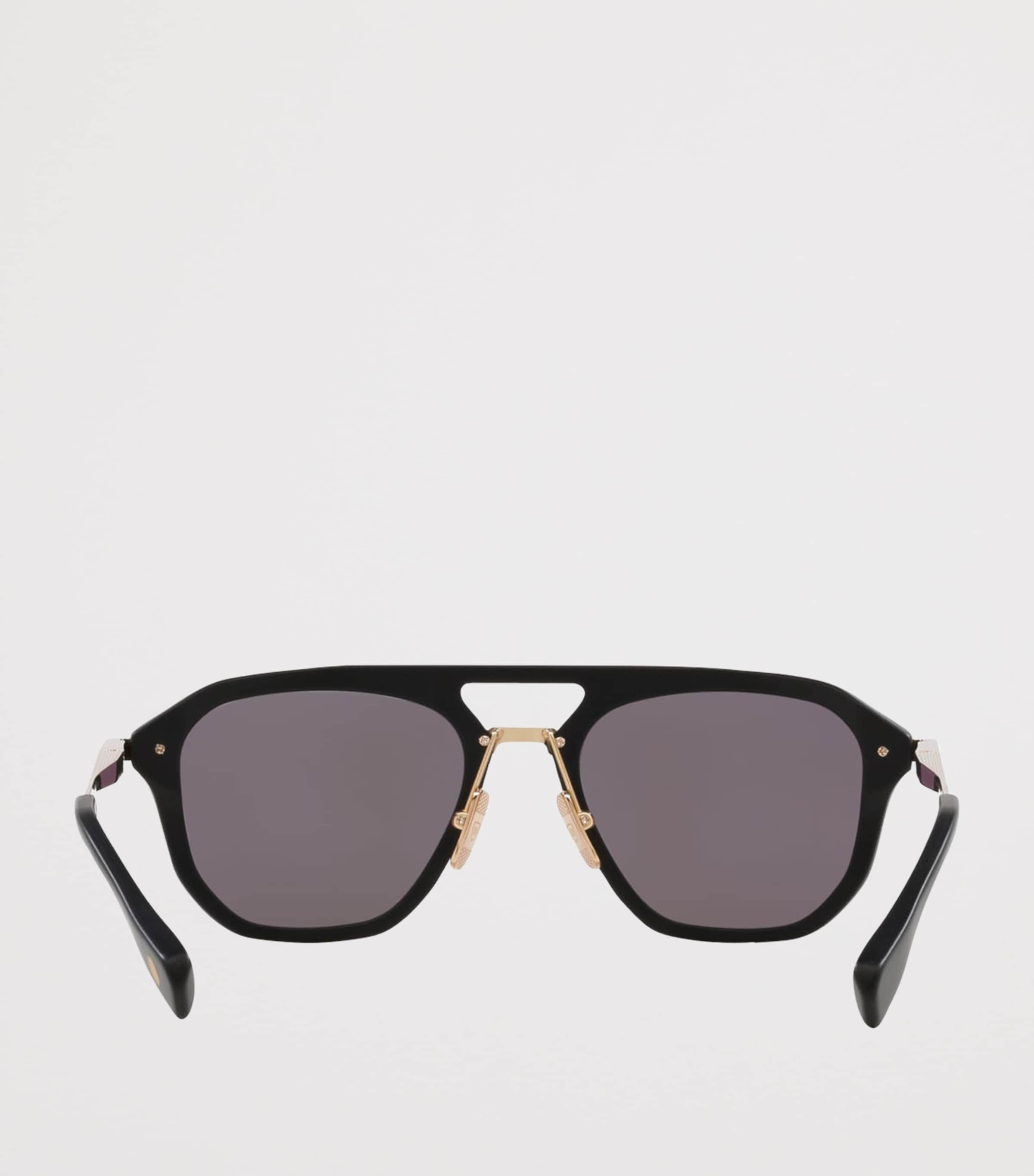 DITA Acetate Terracraft Aviator Sunglasses Black Image 4