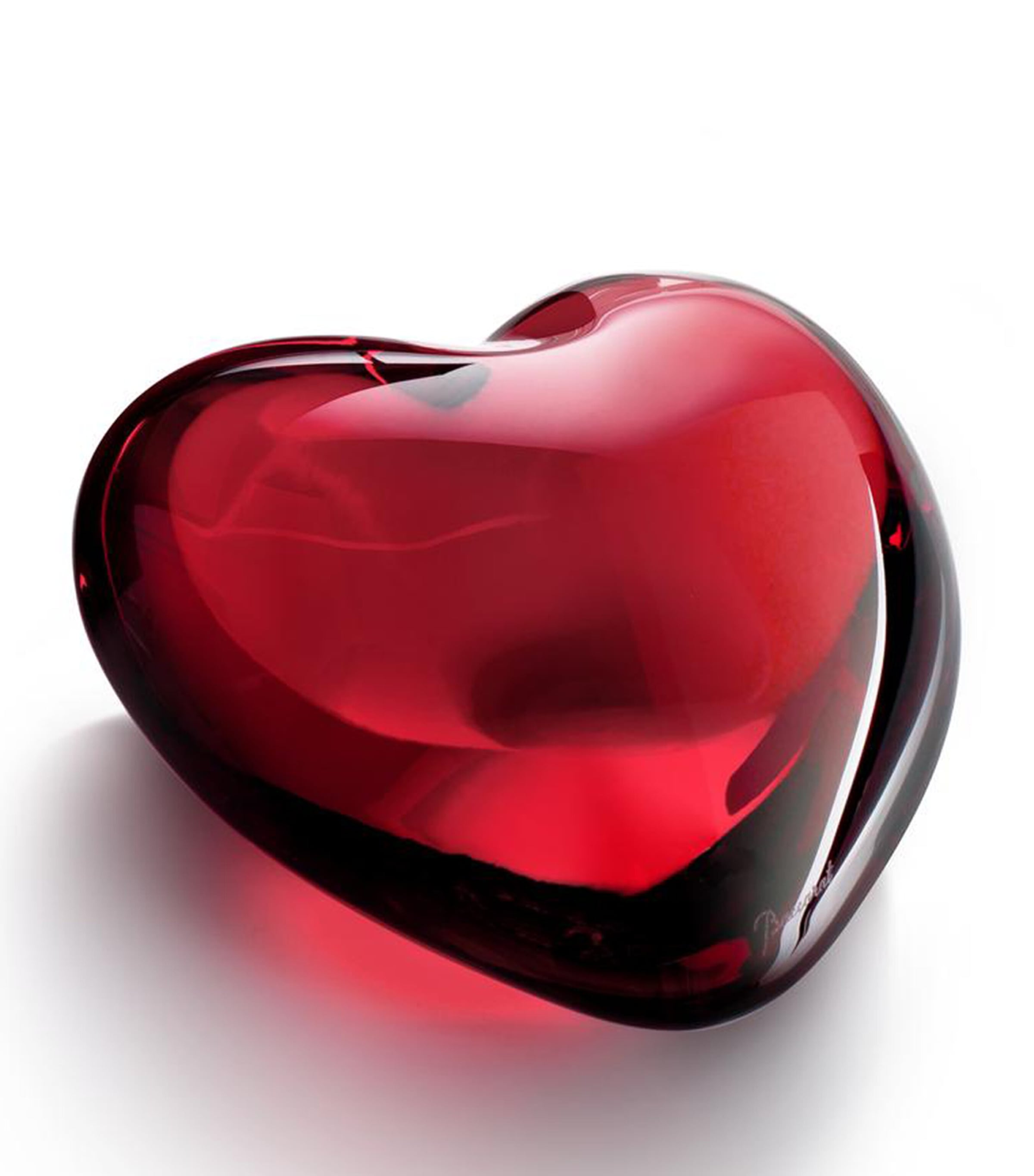 Baccarat Coeur Cupid Crystal Heart 7.1cm