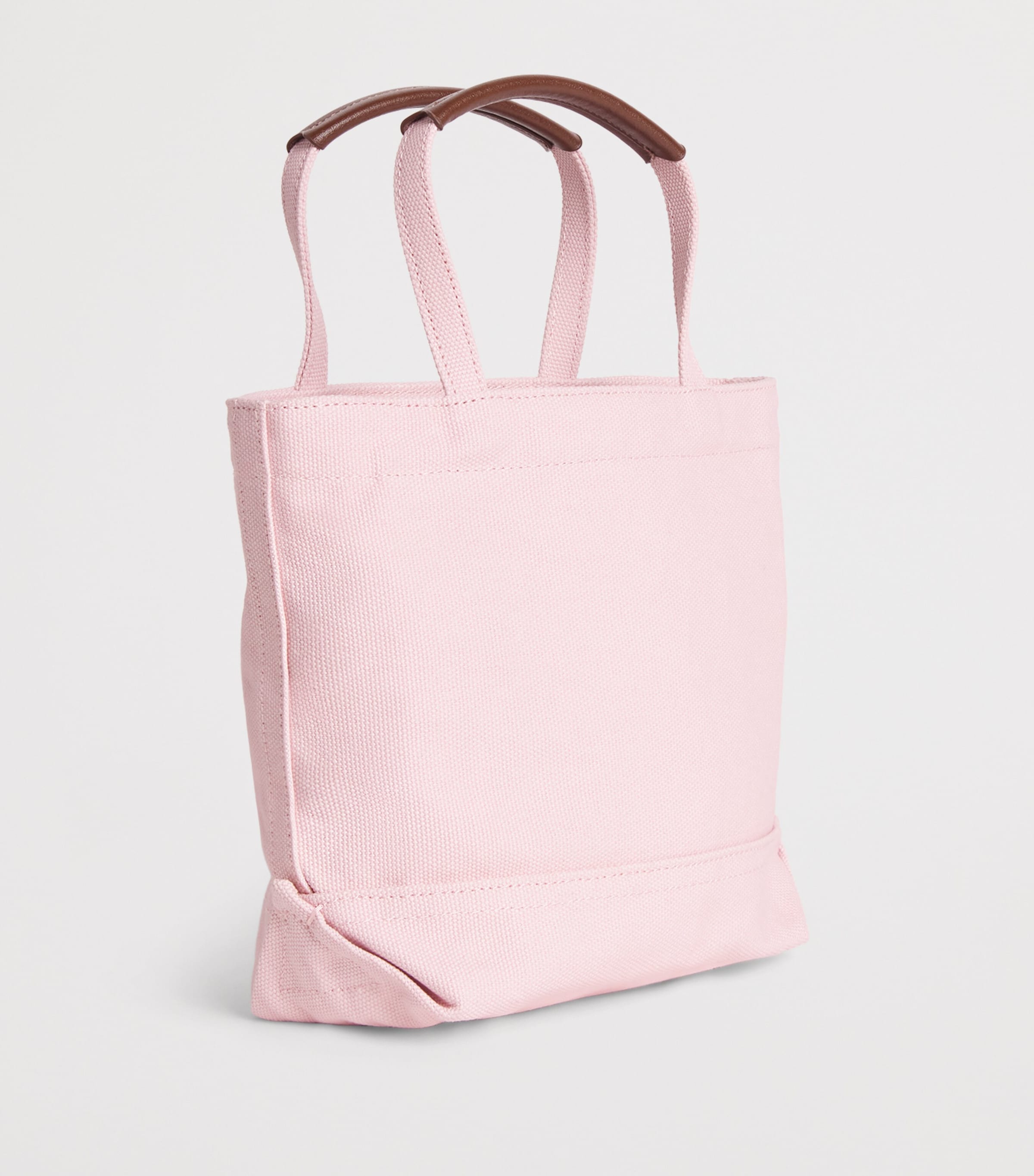 Small Embroidered Logo Tote Bag PINK Image 3