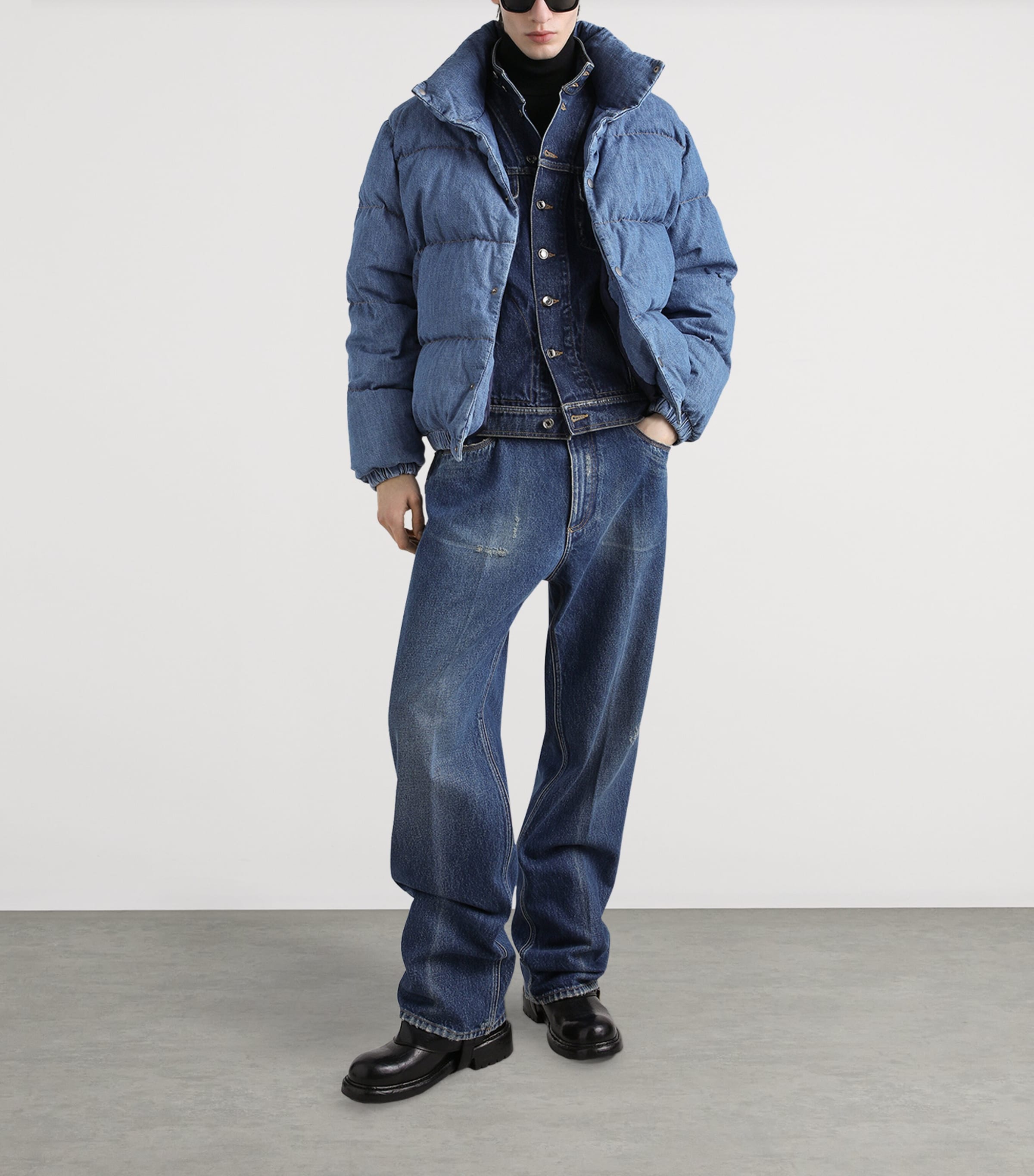 Denim Padded Jacket S9001-COMBINED Image 2