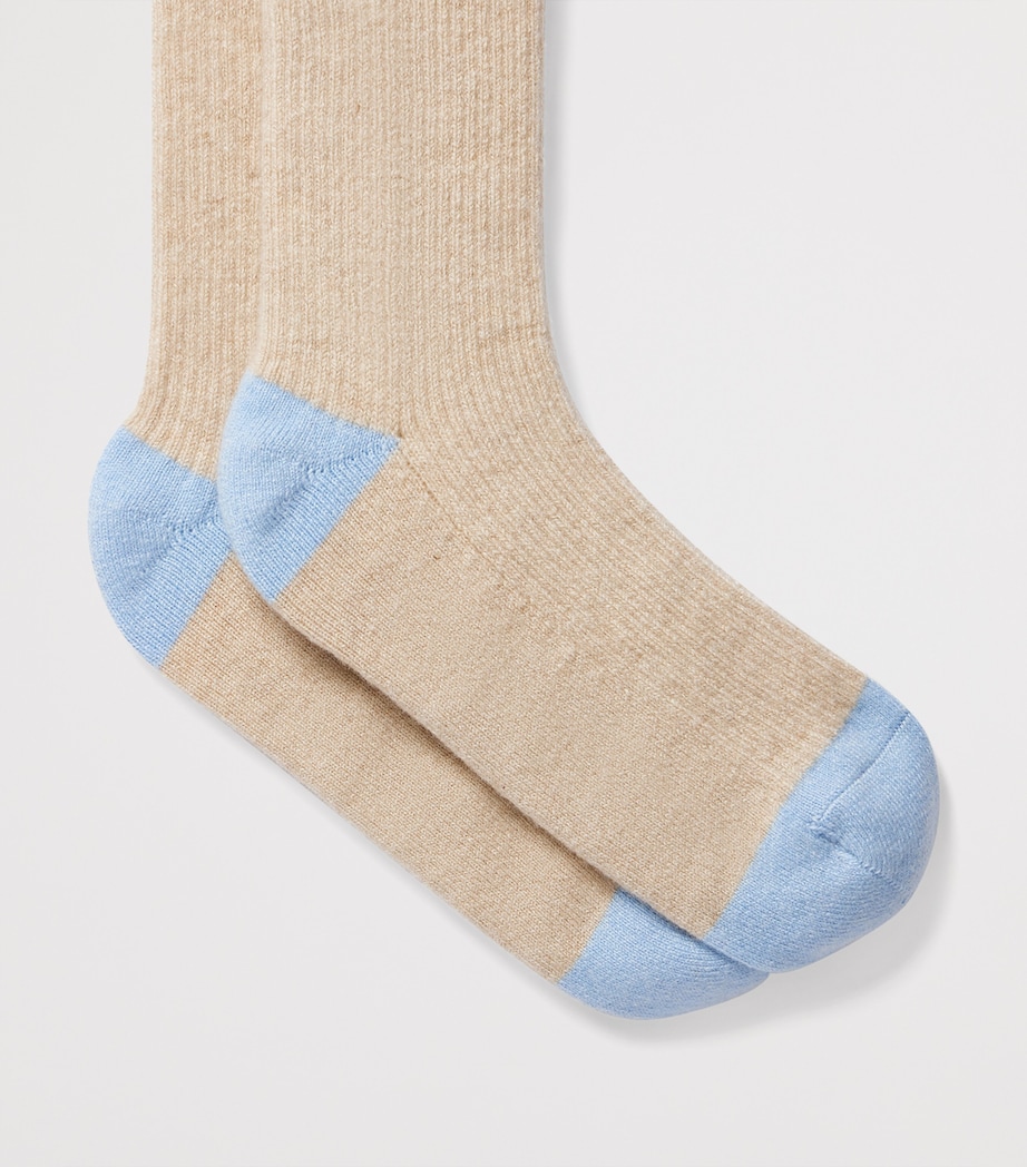 x Guest In Residence Cashmere Loran Ribbed Socks RA SABLE Image 2