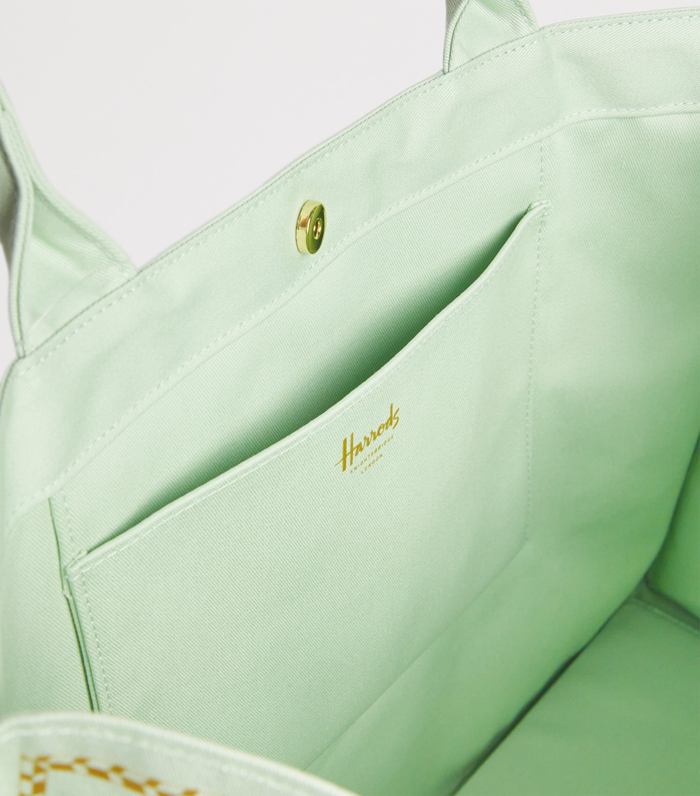 Gold Building Shopper Bag GREEN Image 3