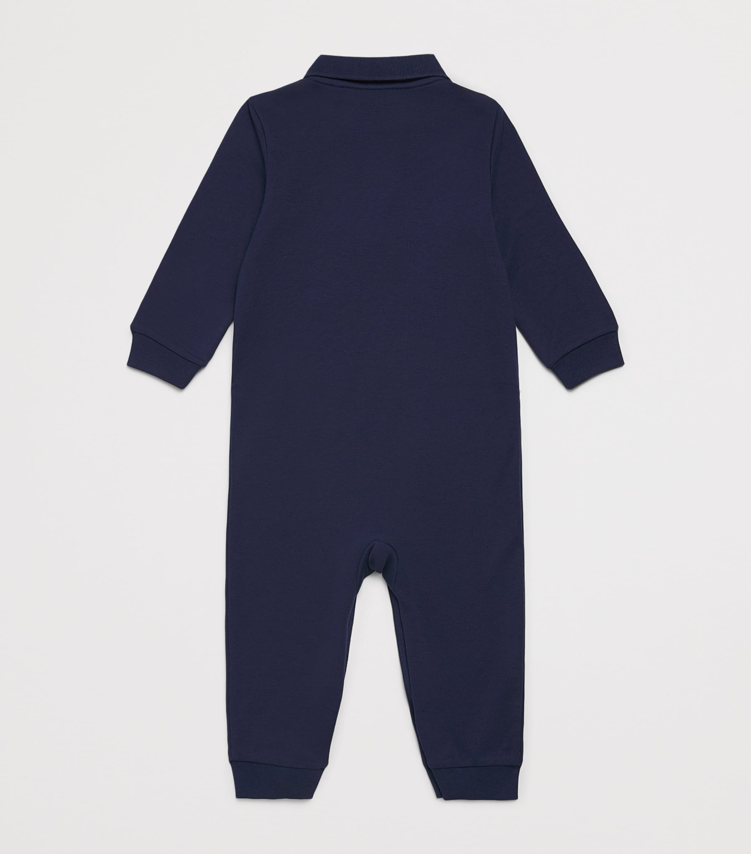 Ralph Lauren Kids Cotton Polo Pony Playsuit (0-12 Months) Refined Navy Image 2