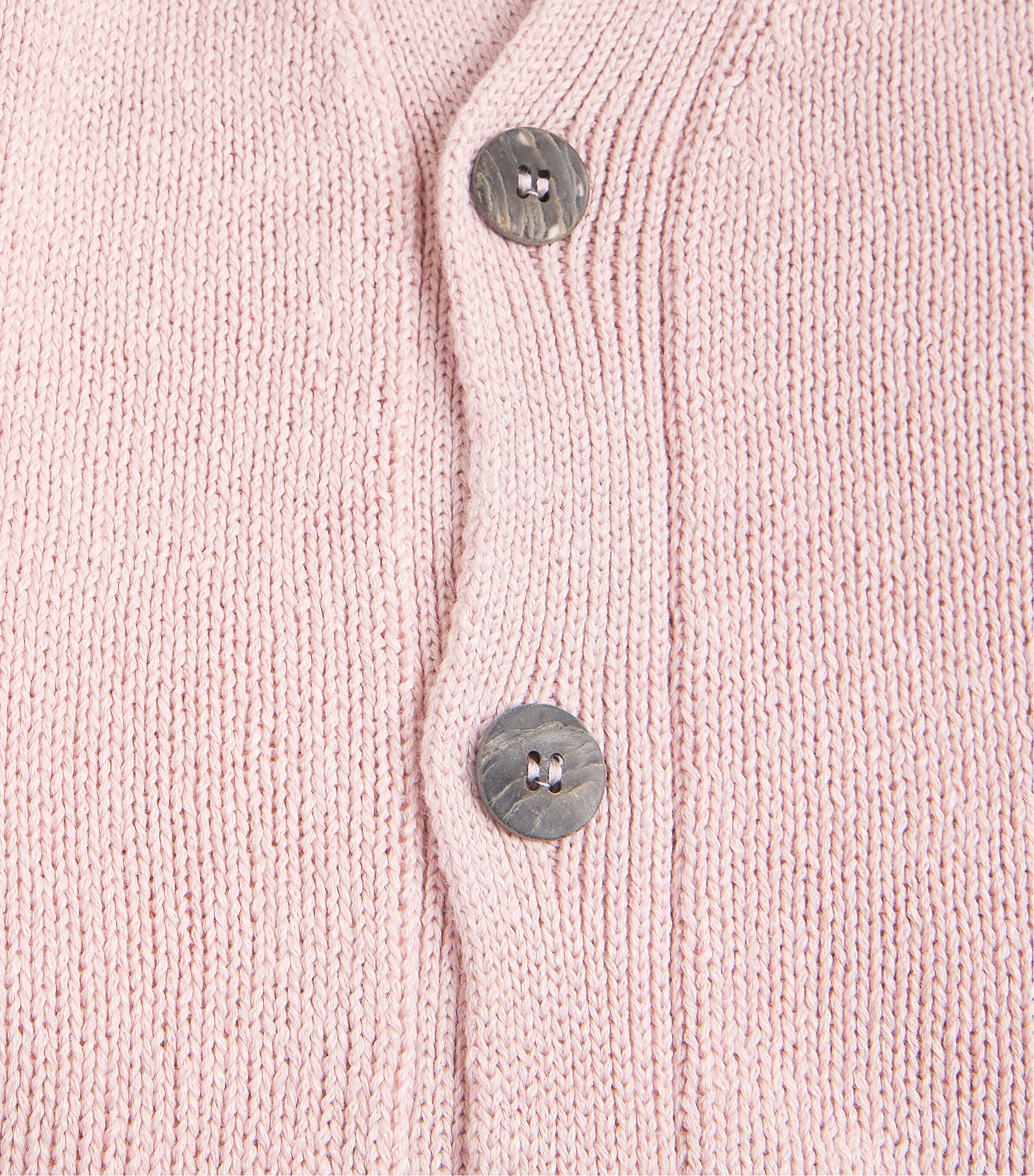 Eskandar Womens Linen-Organic Cotton V-Neck Cardigan Rosepowder Image 6