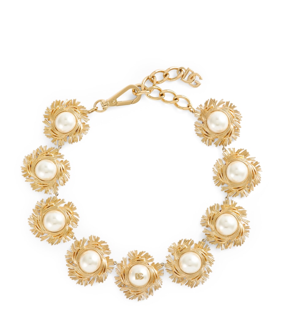 Dolce&Gabbana Cabochon Necklace Gold Image 1