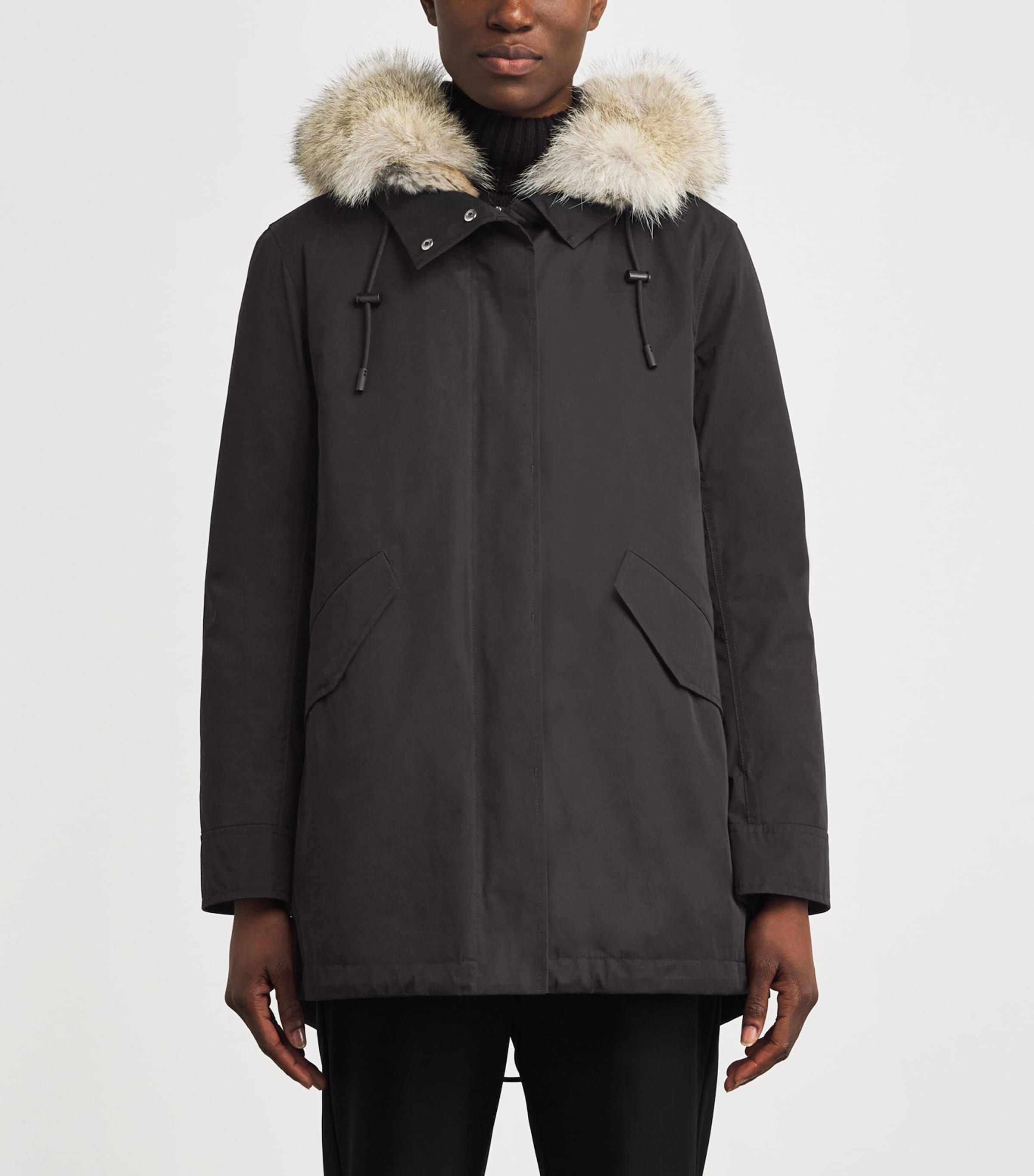 Down-Coyote-Rabbit Parka Jacket (72cm) B2192 Image 3