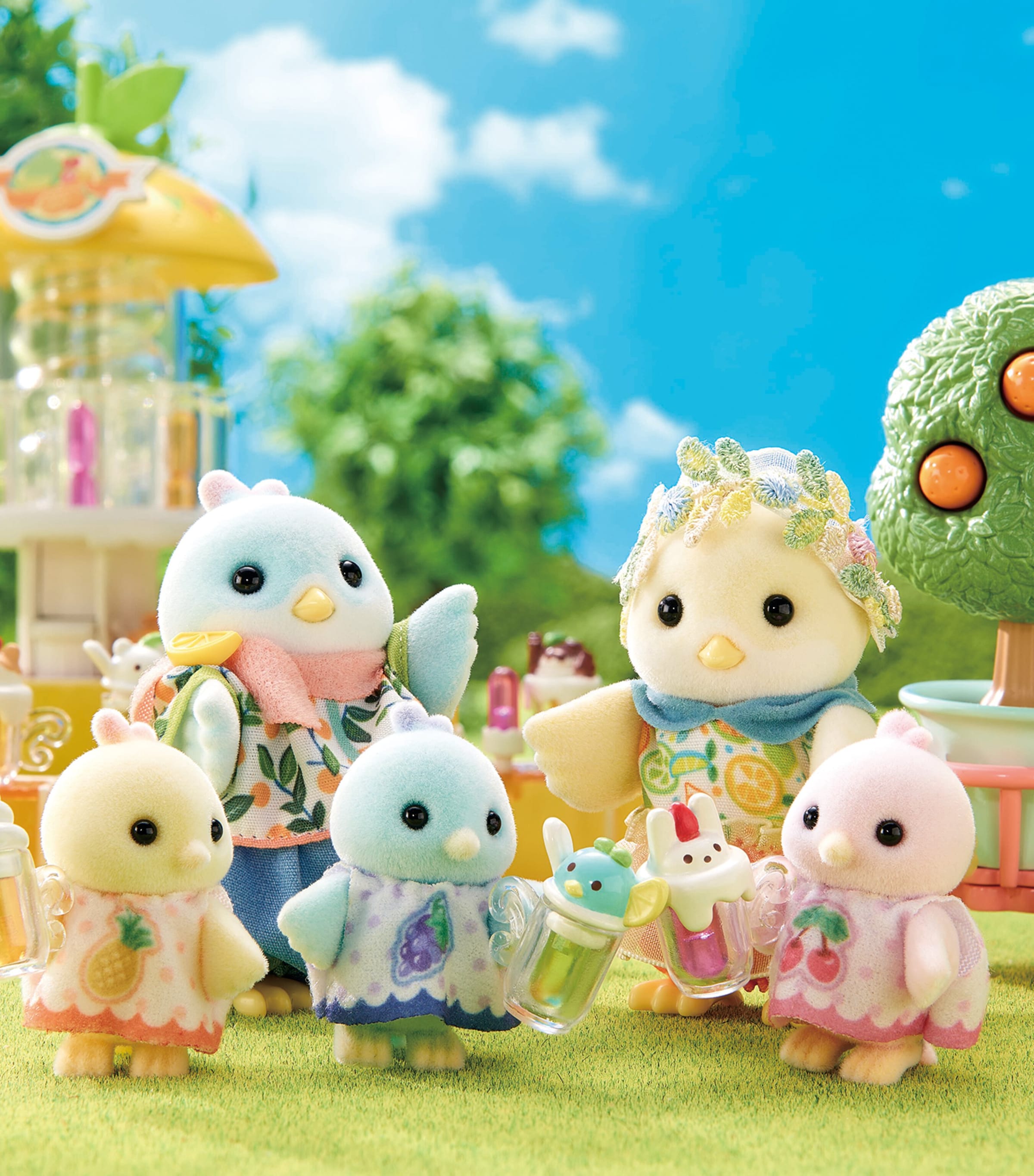 Sylvanian Families Citrus Bird Juice Stand Image 3