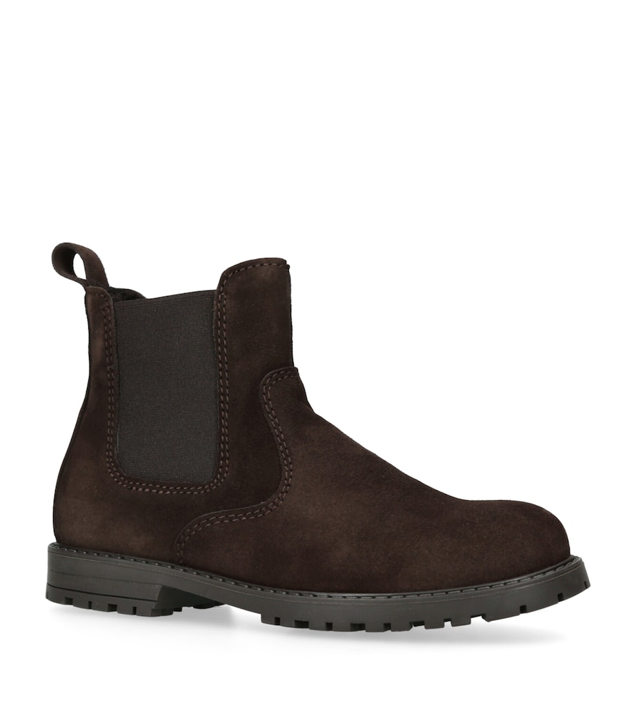 Suede Oscar Boots DARK BROWN Image 1