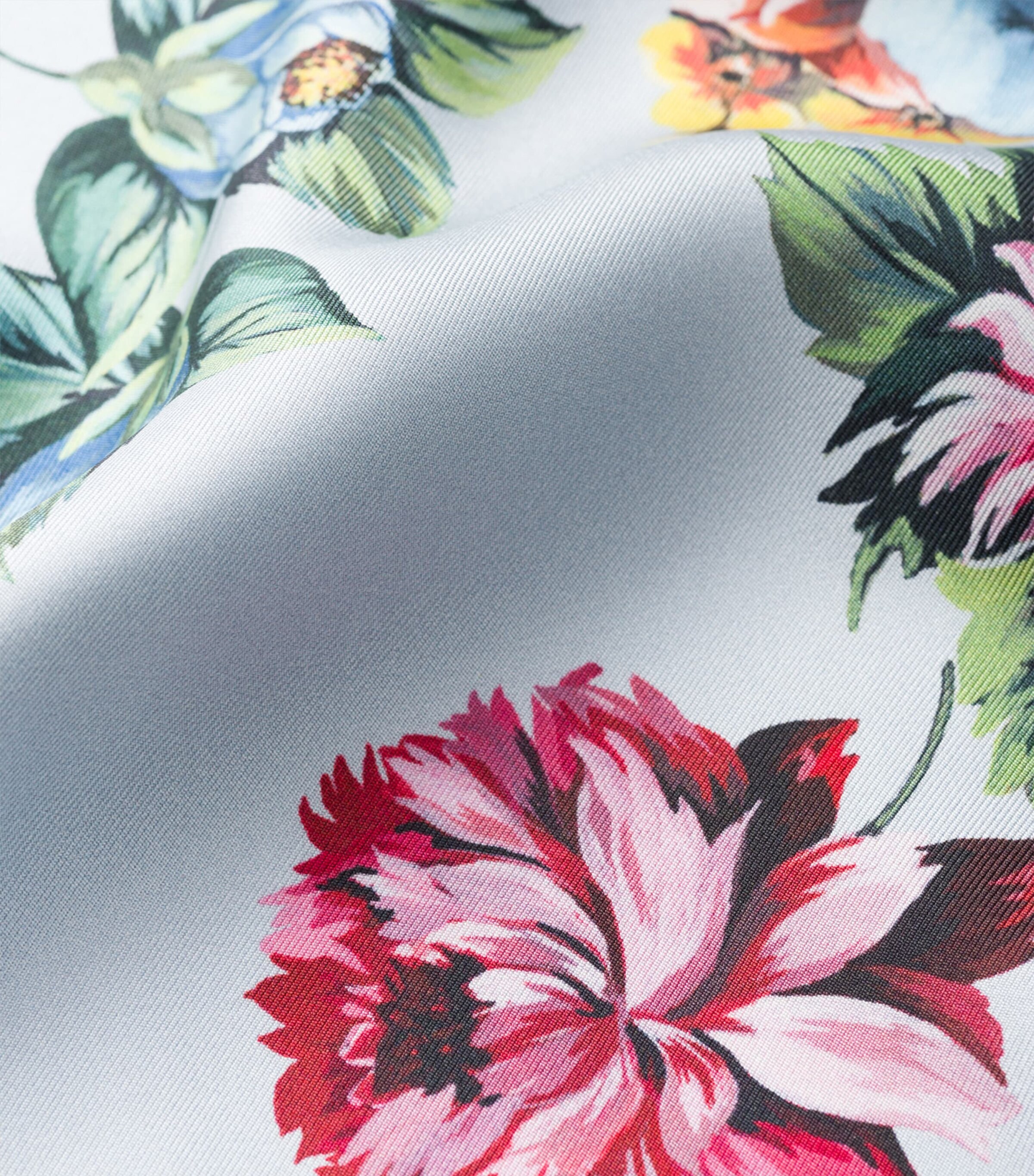 Prada Silk Gardenia Square Scarf Image 3