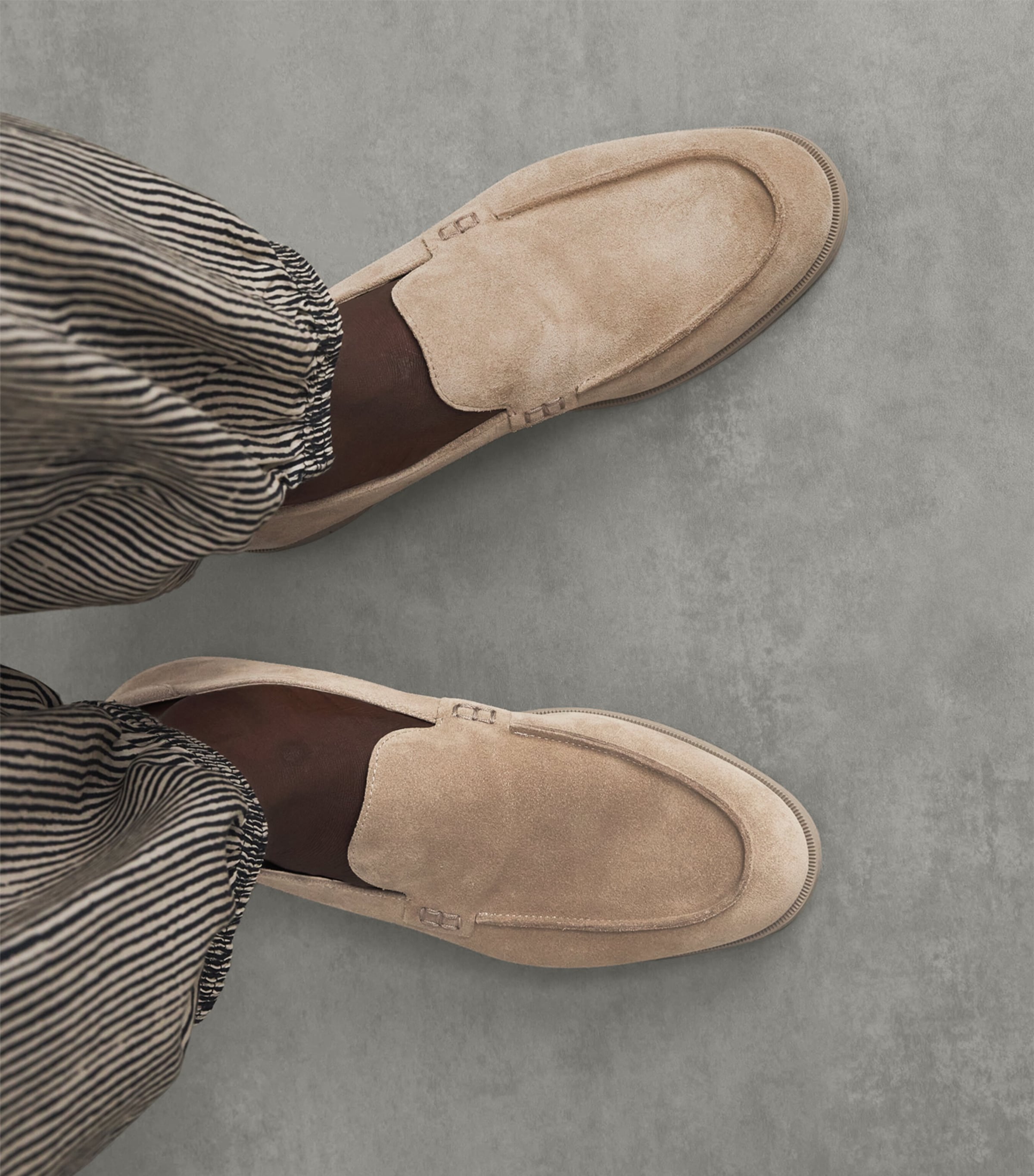 Suede Velour Loafers U6092 Image 2