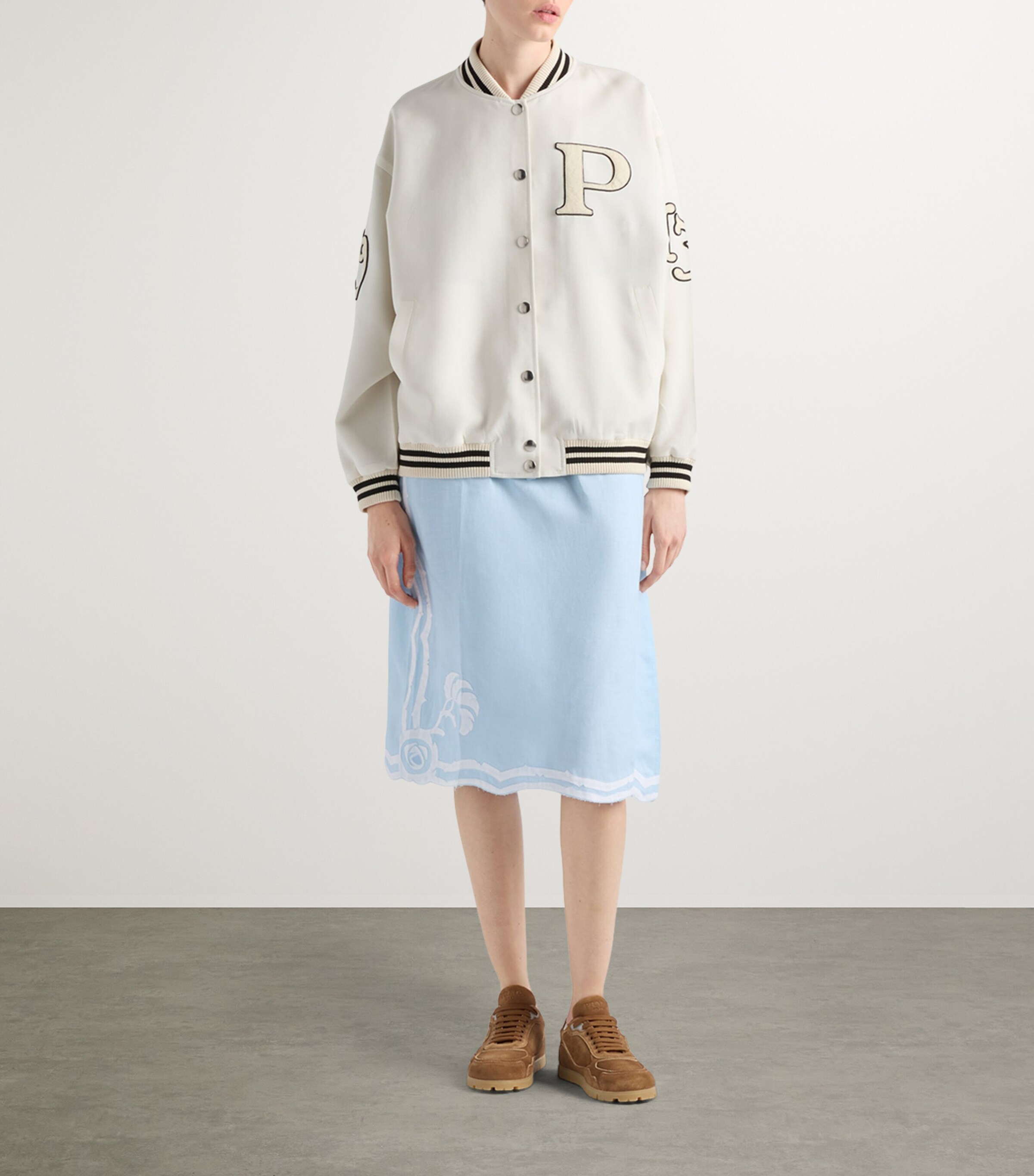 Mohair-Wool Bomber Jacket F0P3K Image 2