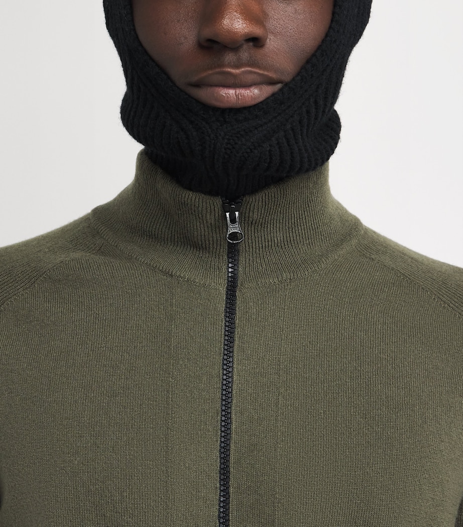 Wool Zip-Up Sweatshirt V0054 Image 6