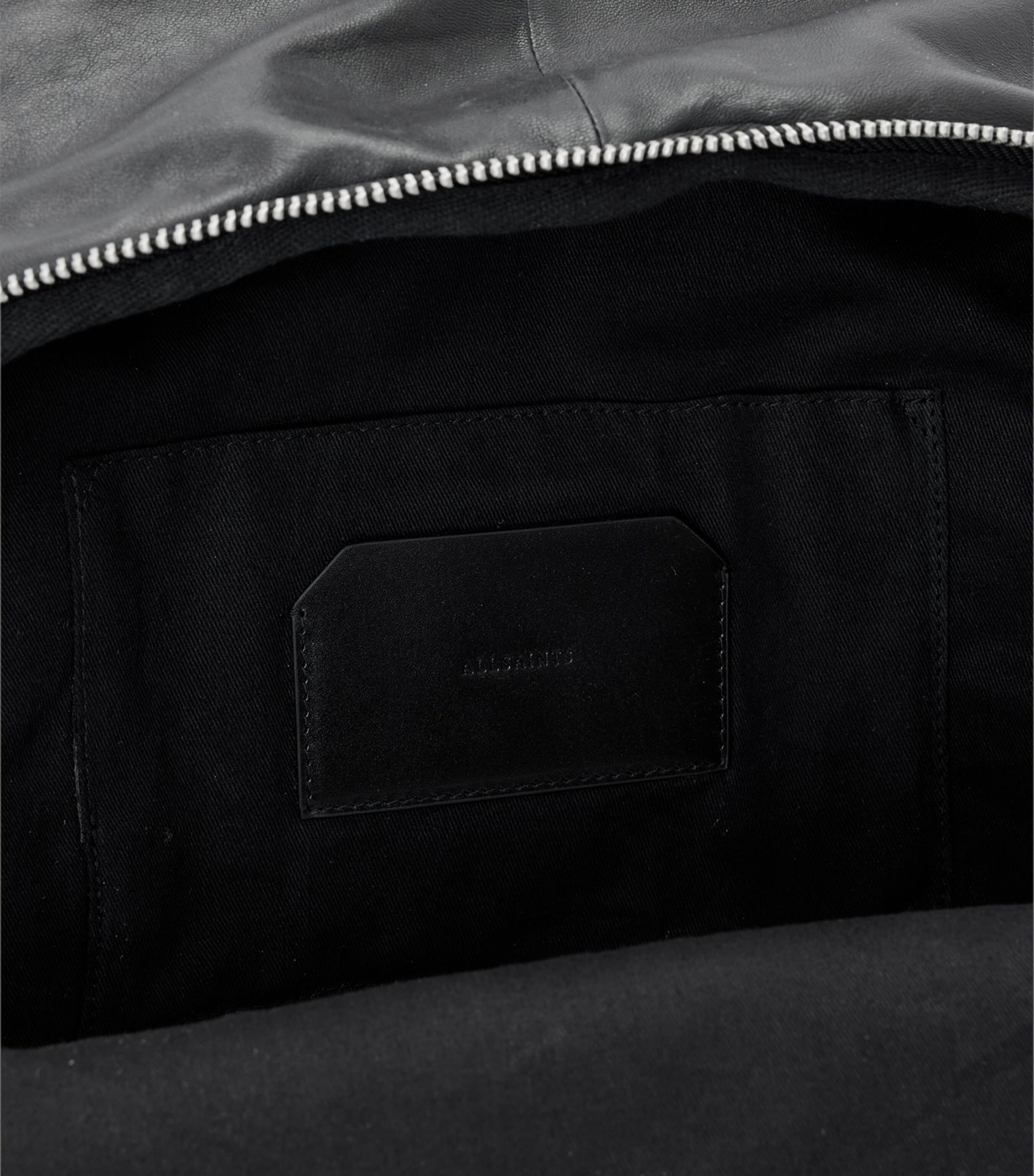 Leather Finn Backpack BLACK Image 4