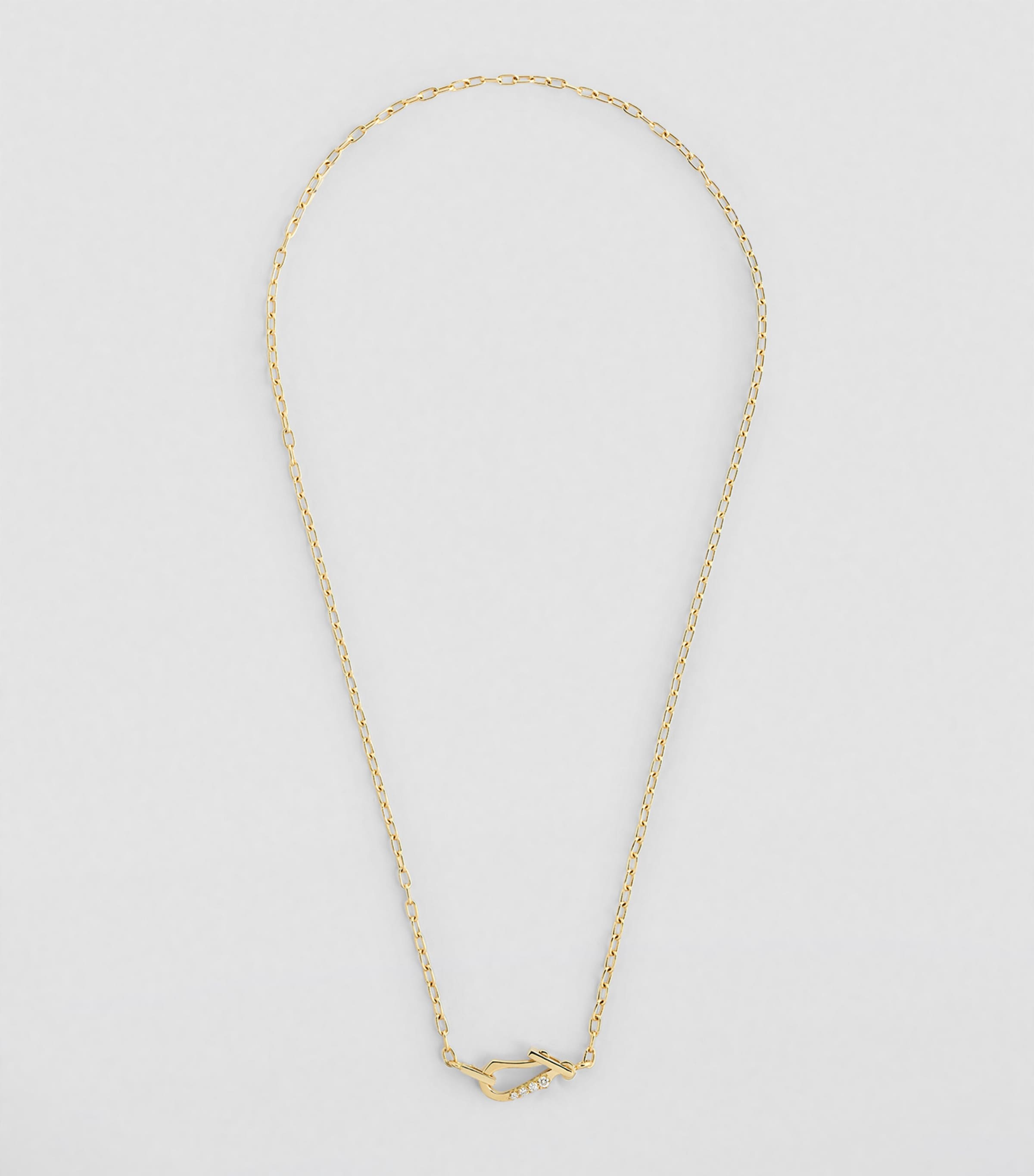 Jade Trau Yellow Gold and Diamond Lola Necklace Yellow Gold Image 2