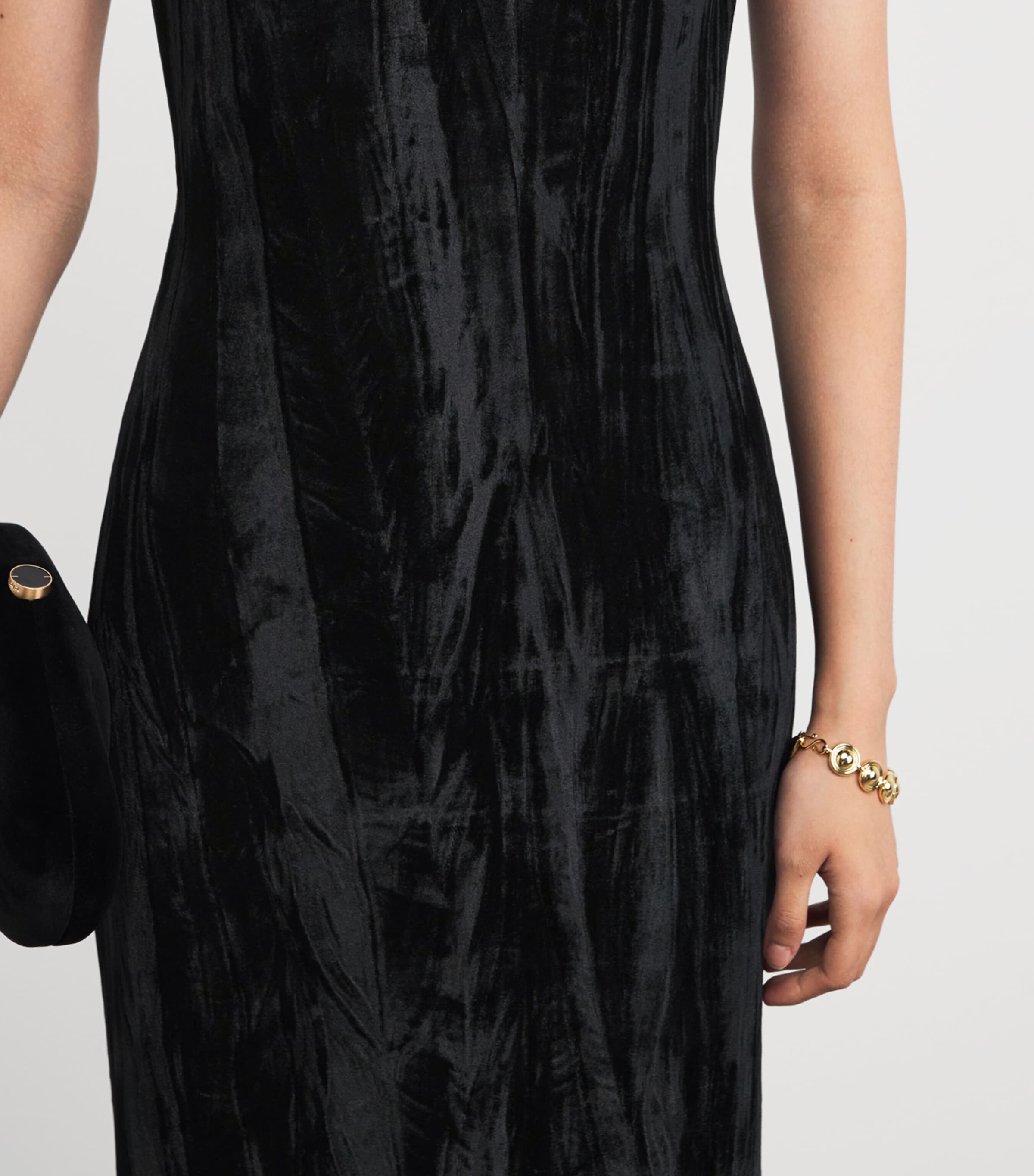 Velvet Elowen Maxi Dress 001 BLACK Image 6