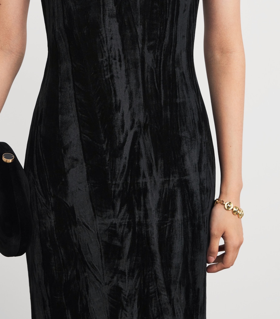 Velvet Elowen Maxi Dress 001 BLACK Image 6