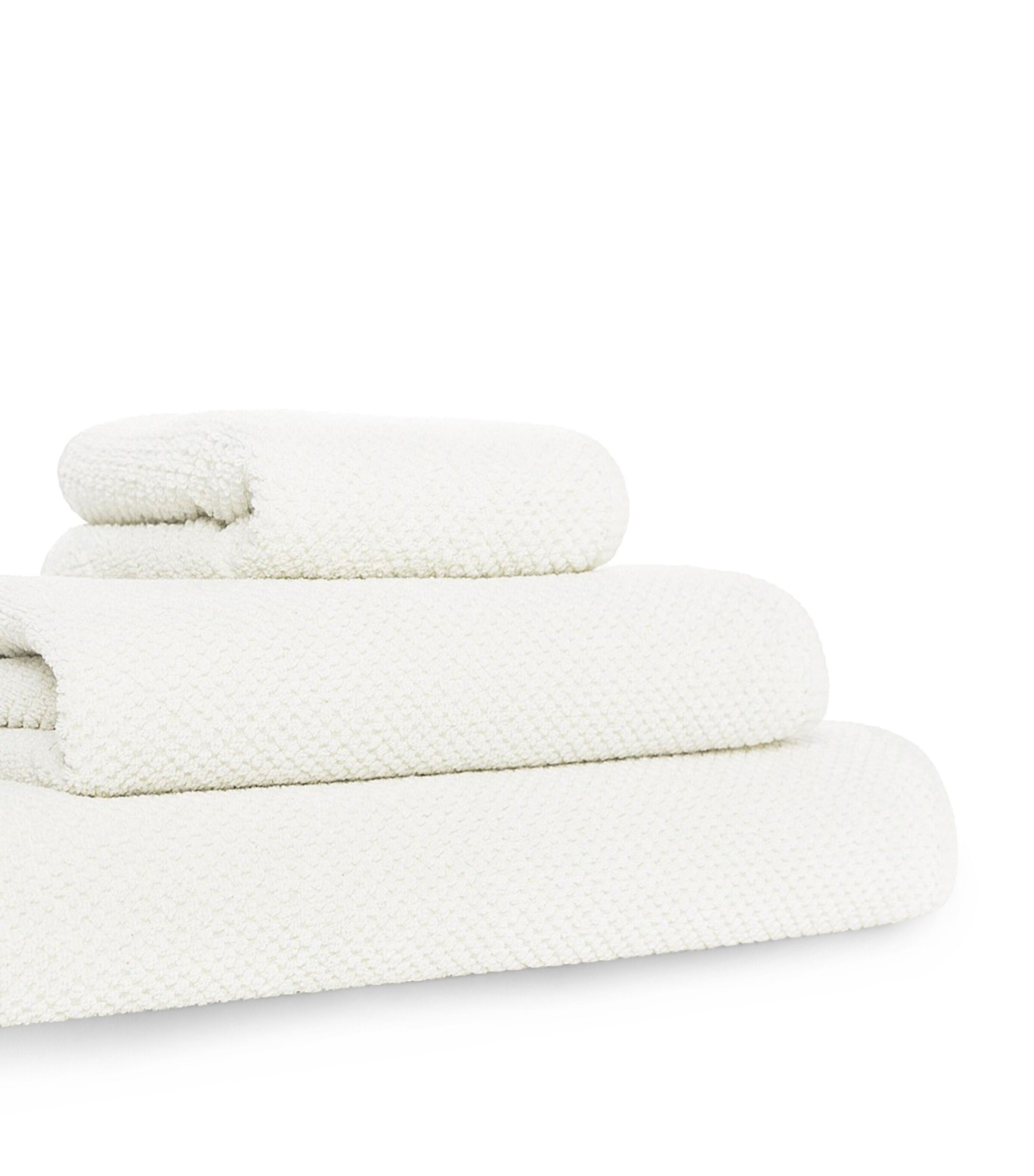 GRACCIOZA Bee Waffle Bath Sheet (100cm x 150cm) Snow Image 4