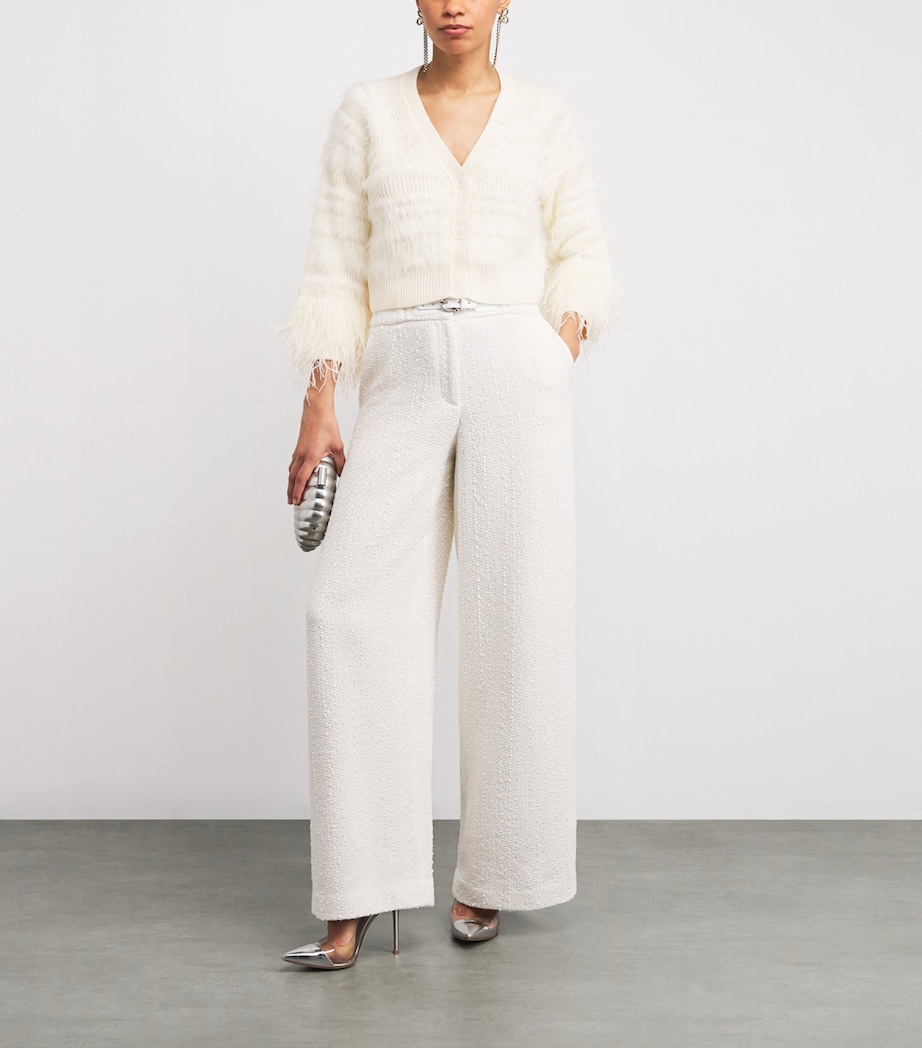 Wool-Blend Vivica Cardigan IVORY Image 2