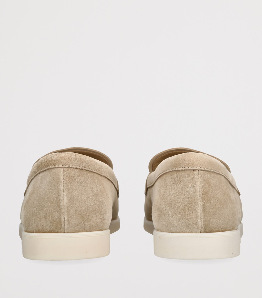 Church's Mens Suede Portsmouth Loafers Beige Image 2