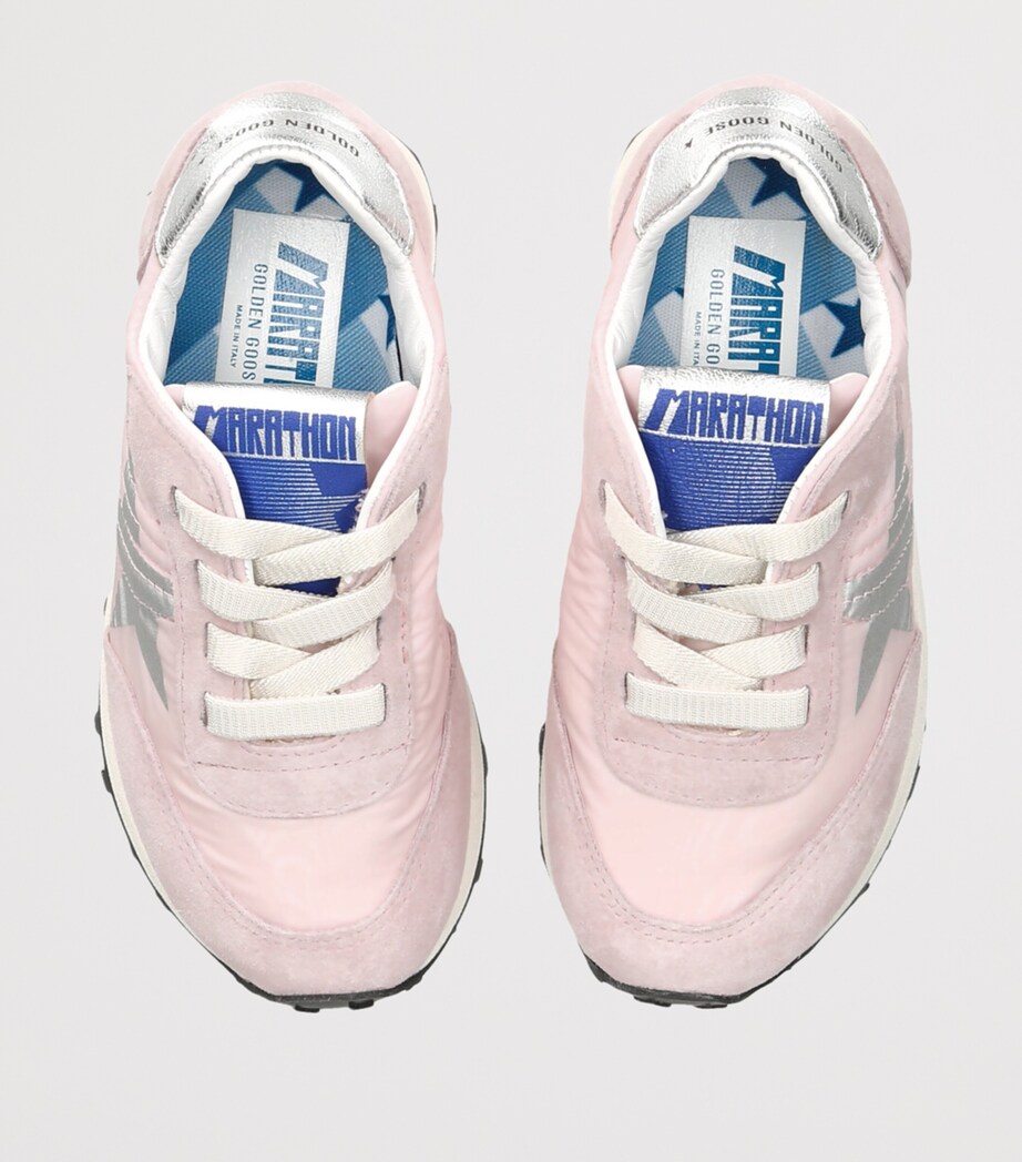 Leather Marathon Sneakers PINK Image 4