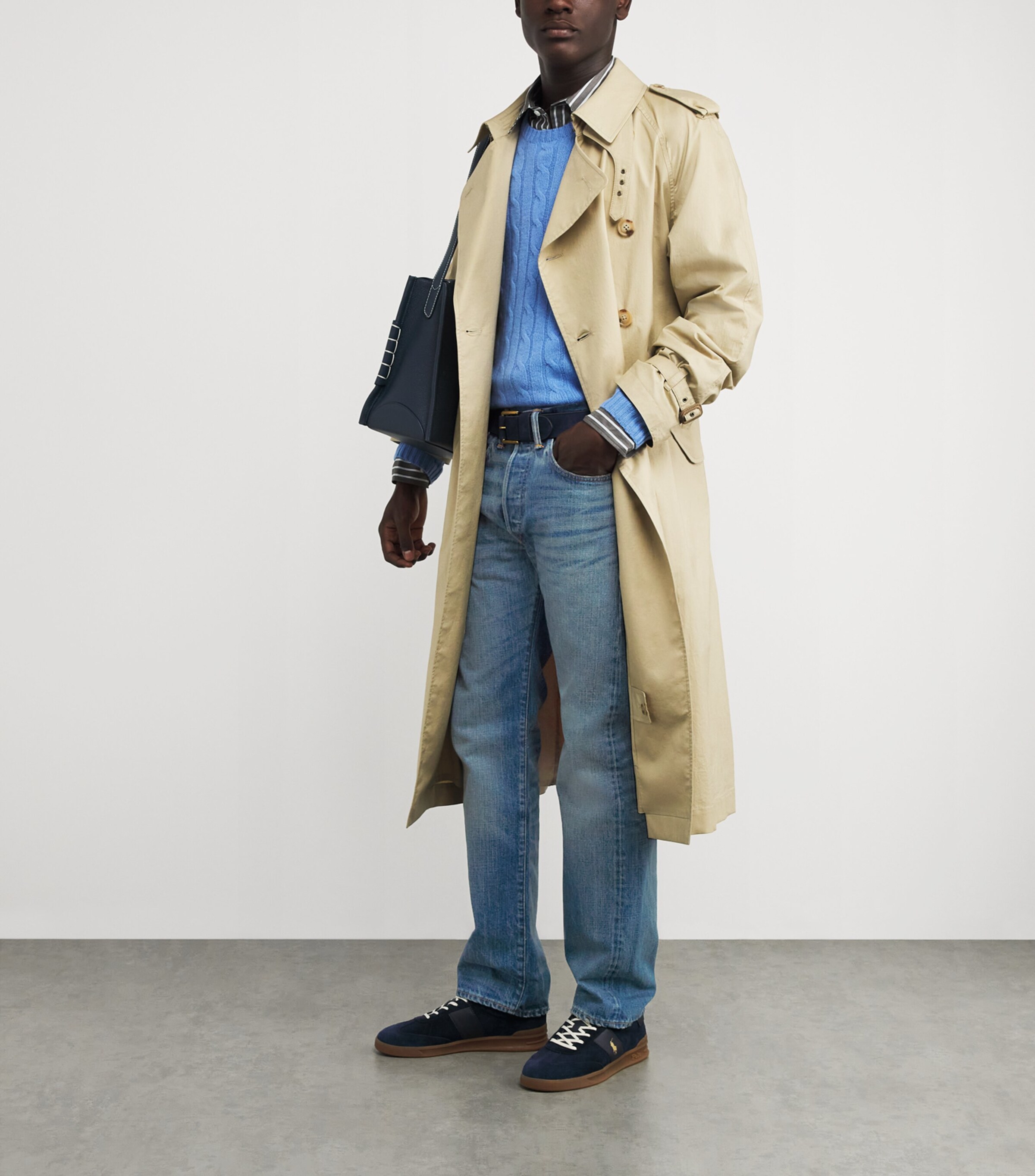 Double RL Straight Jeans BLUE Image 2