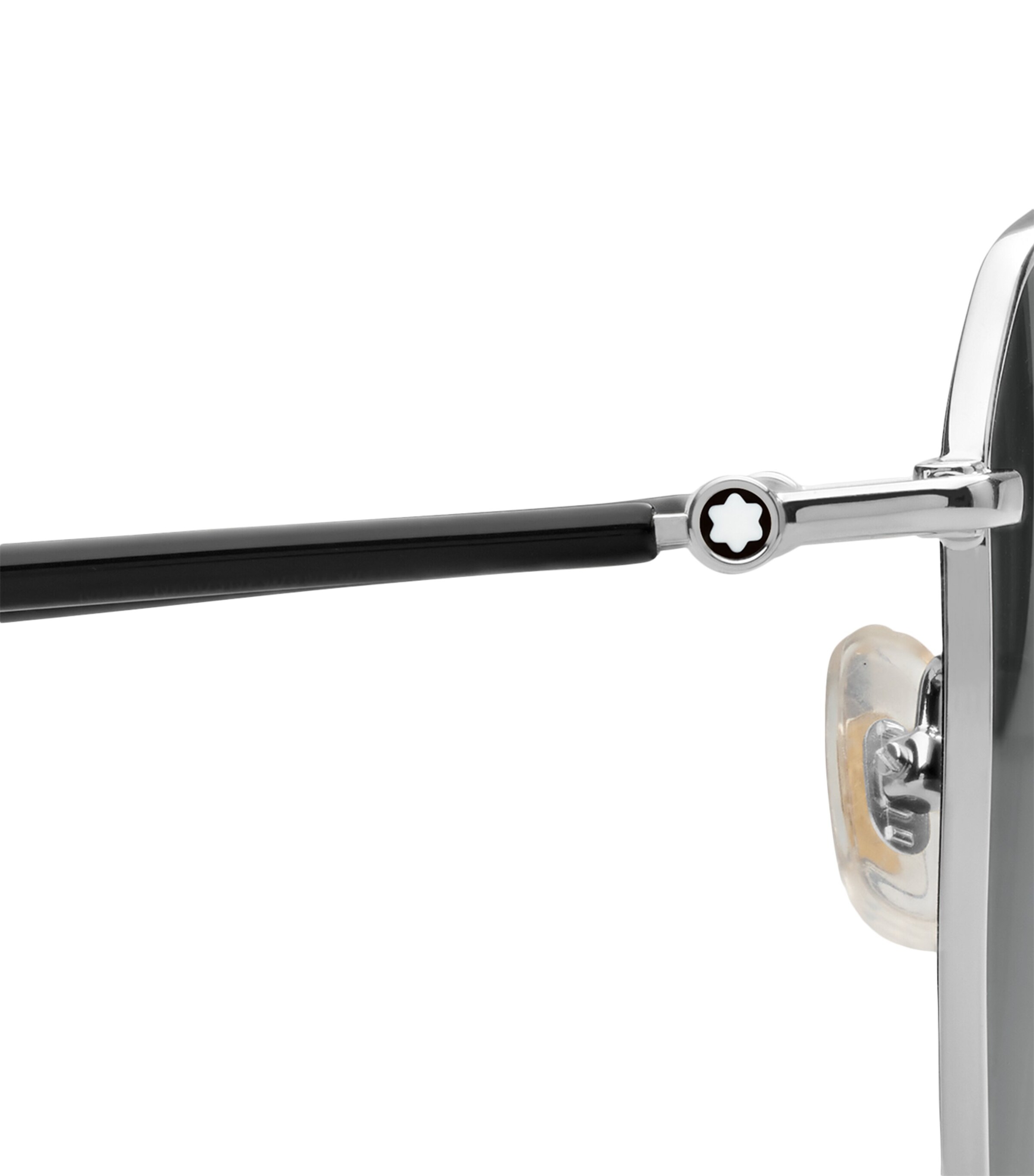 Metal Square Sunglasses SILVER Image 4