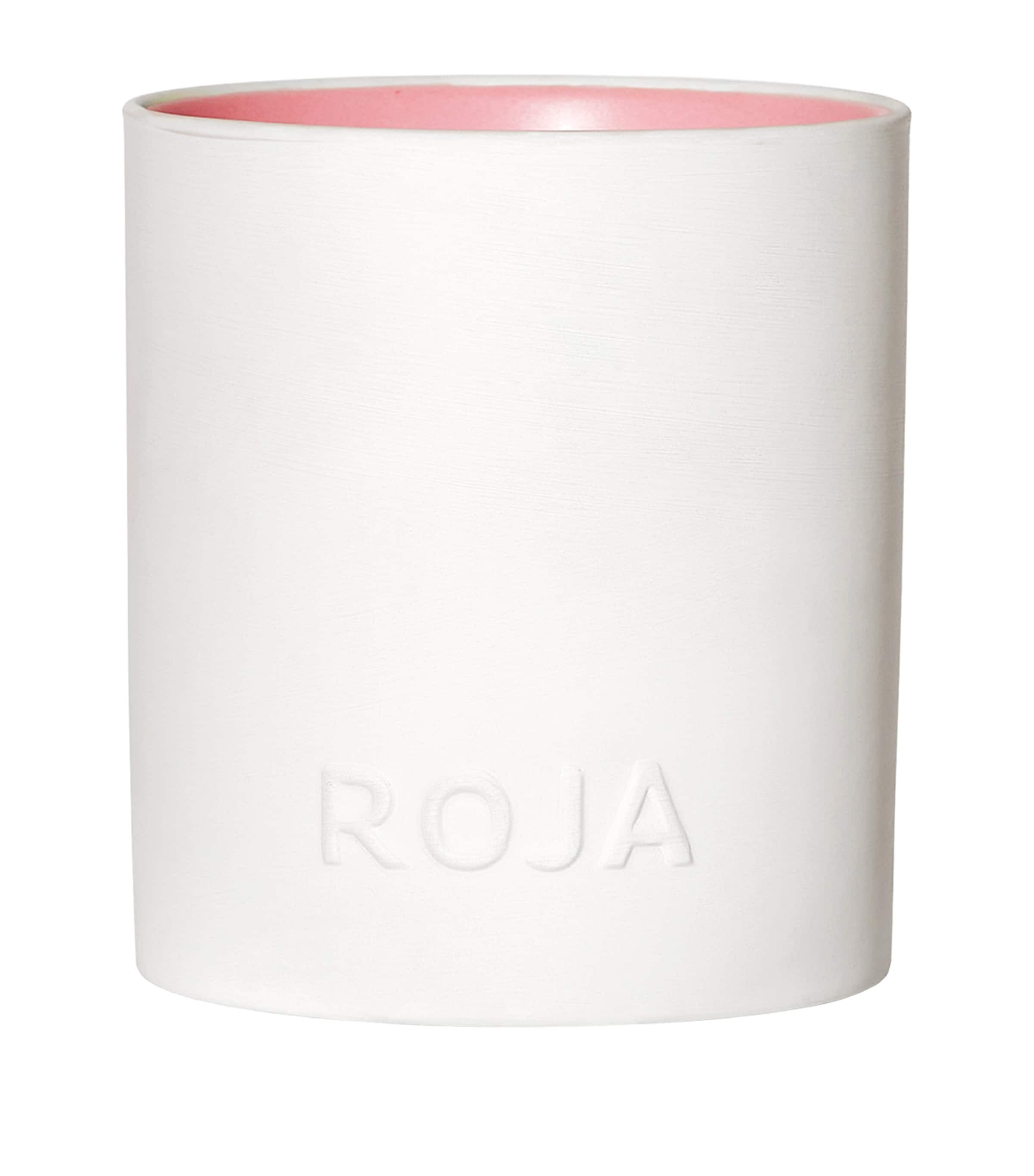 Roja Dawn In The Rose Garden Candle In White