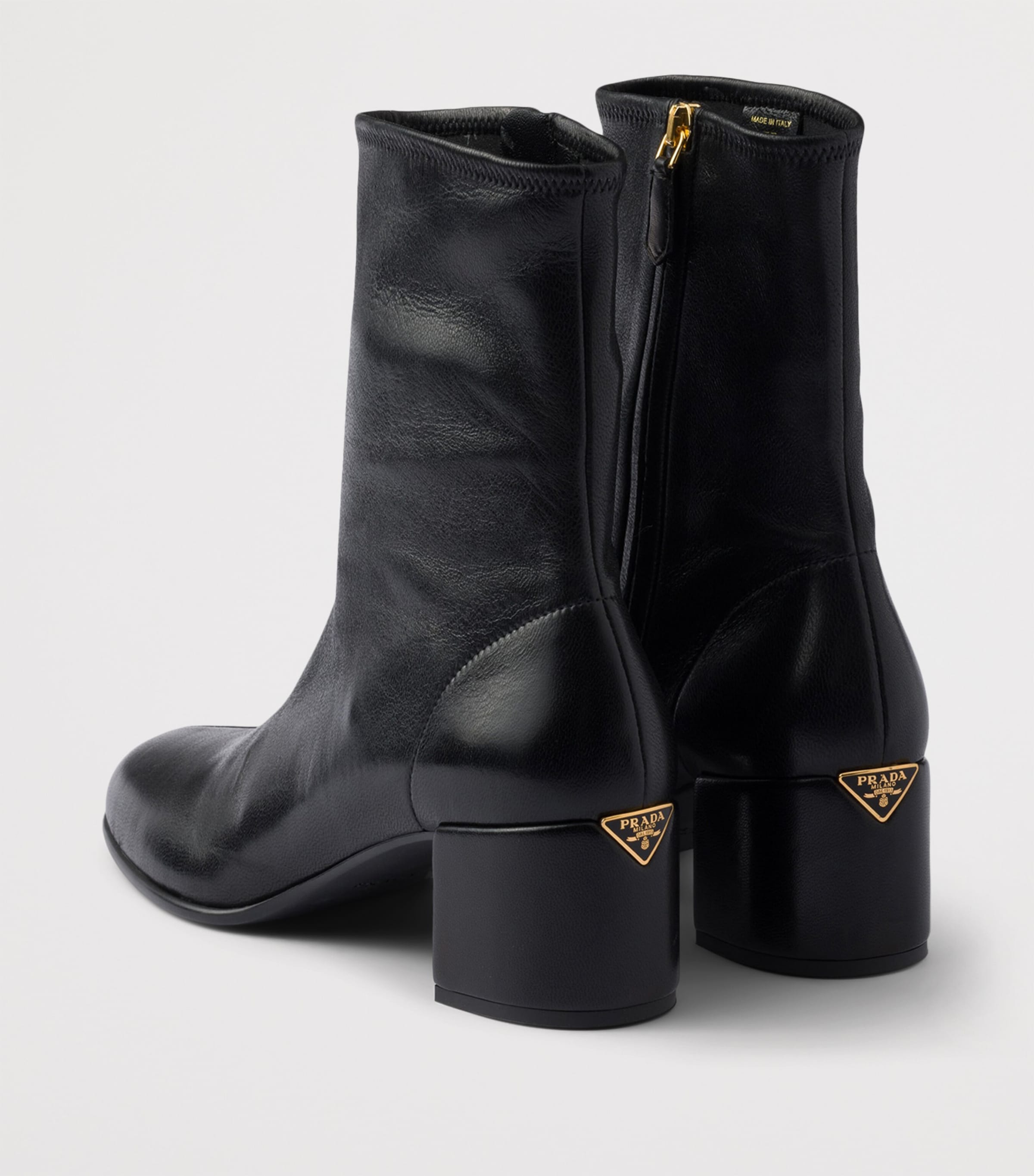 Nappa Leather Stretch Booties Ankle Boots 55 F0002 Image 4