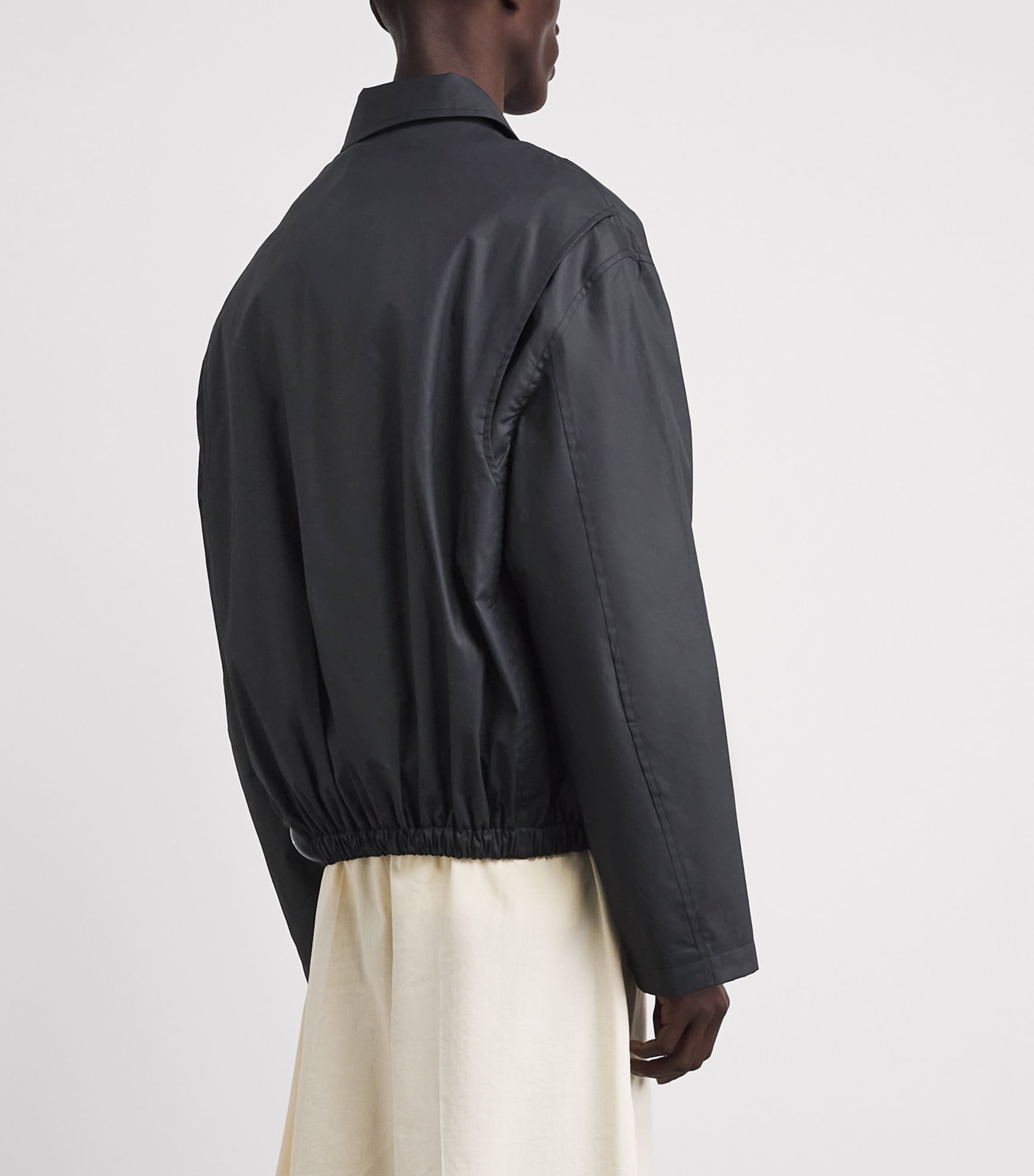 Studio Nicholson Mens Lyons Bomber Jacket Black Image 5
