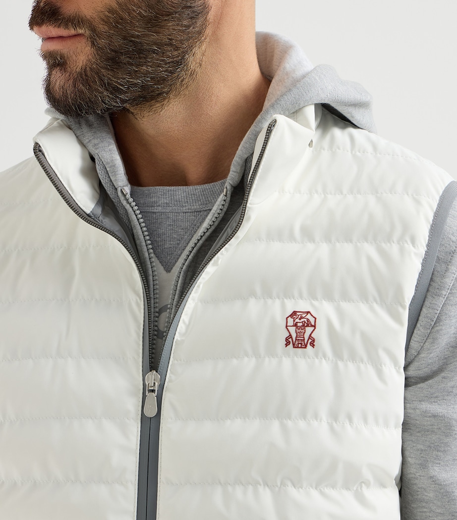 Padded Logo Gilet C1085 Image 6