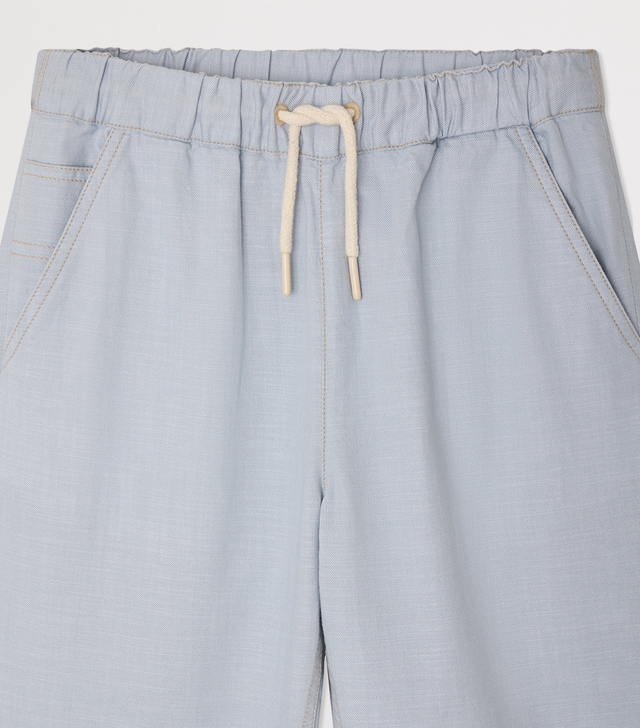 Cotton Drawstring Jeans (10-14 Years) CIEL Image 3