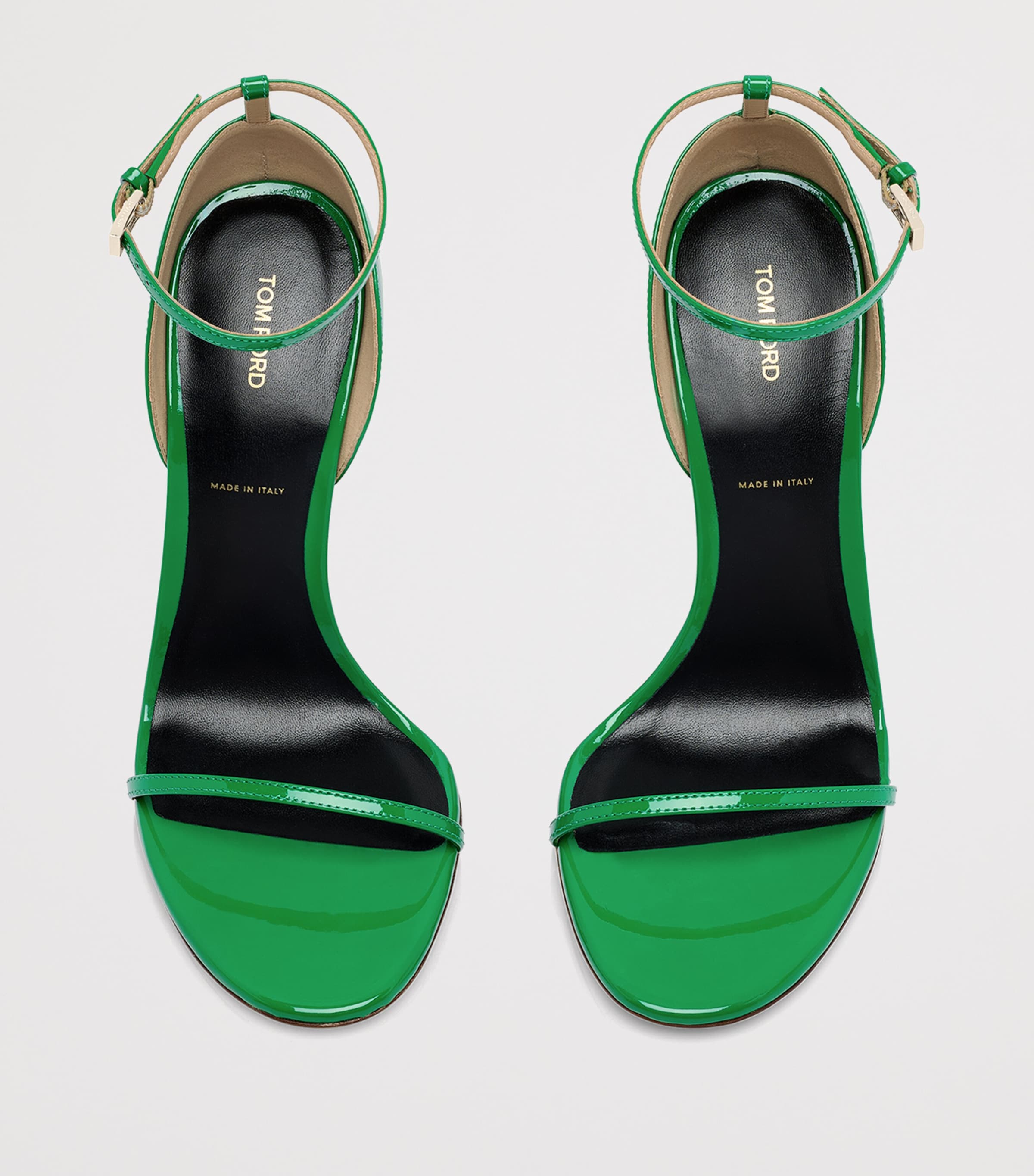 TOM FORD Patent Leather Vertigo Heeled Sandals 85 Gbj Image 4
