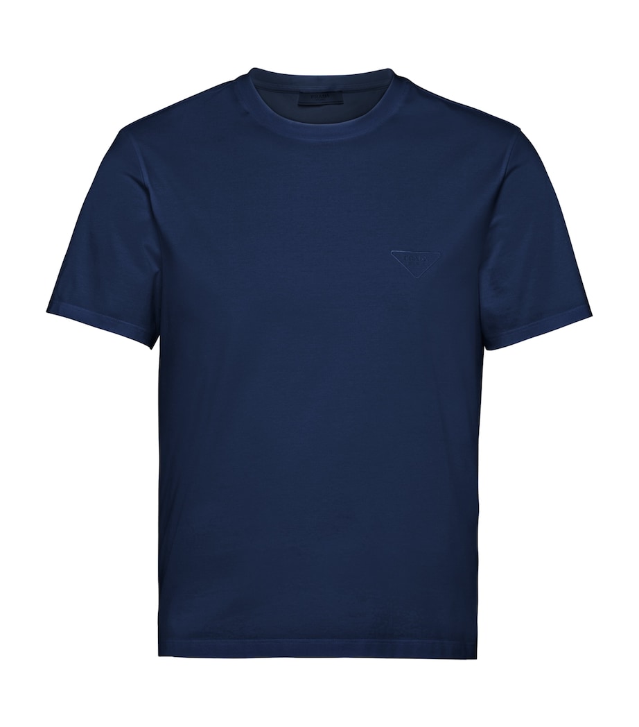 Prada Mens Logo T-Shirt Image 1