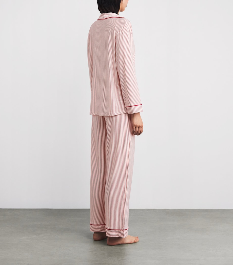 Stripe Gisele Pyjama Set DUO STRIPE/HOLL Image 3