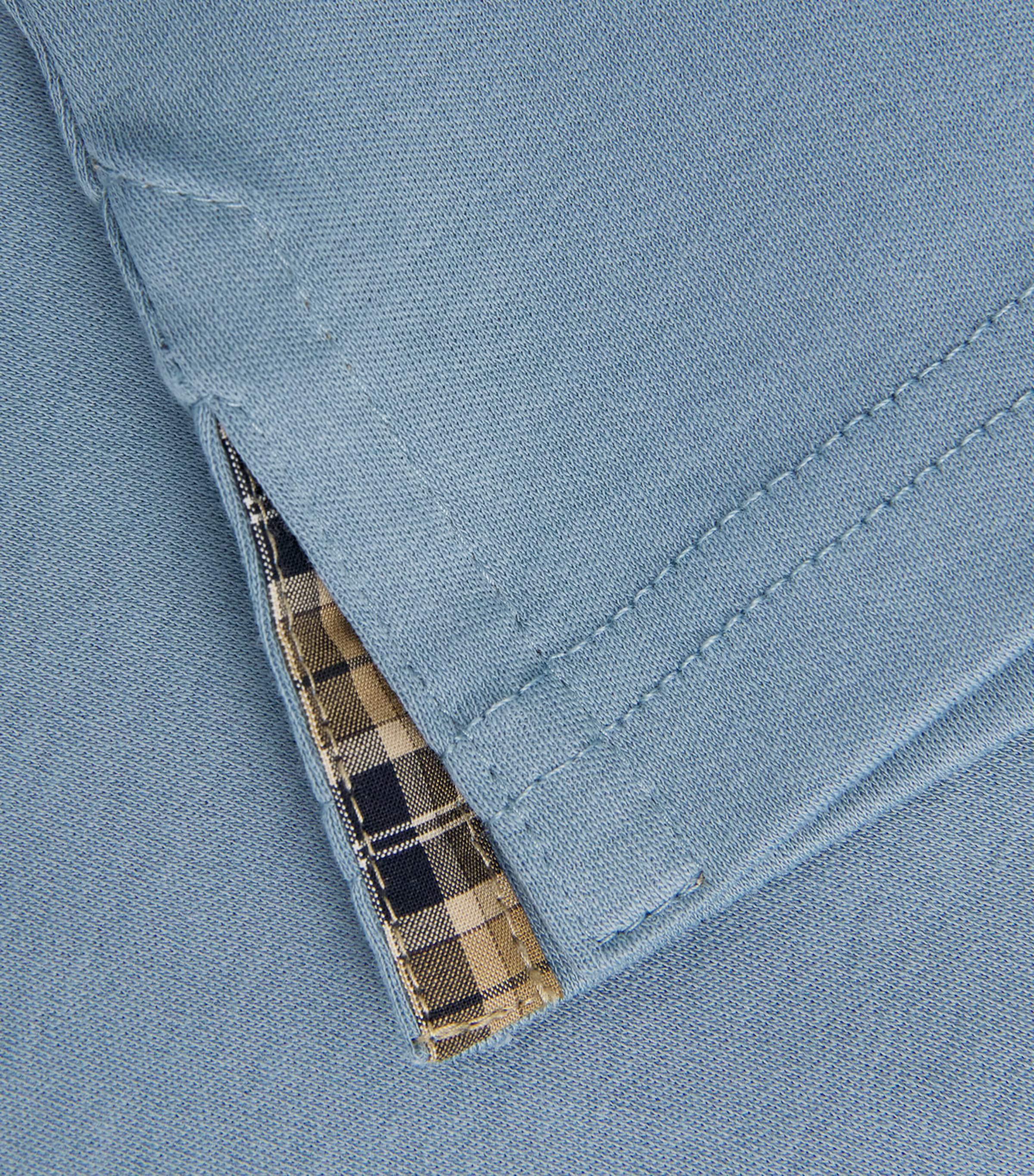 Barbour Mens Callock Polo Shirt Tarn Blue Image 6