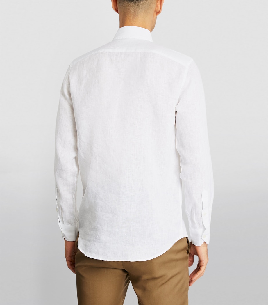 Linen Antonio Shirt WHITE Image 4