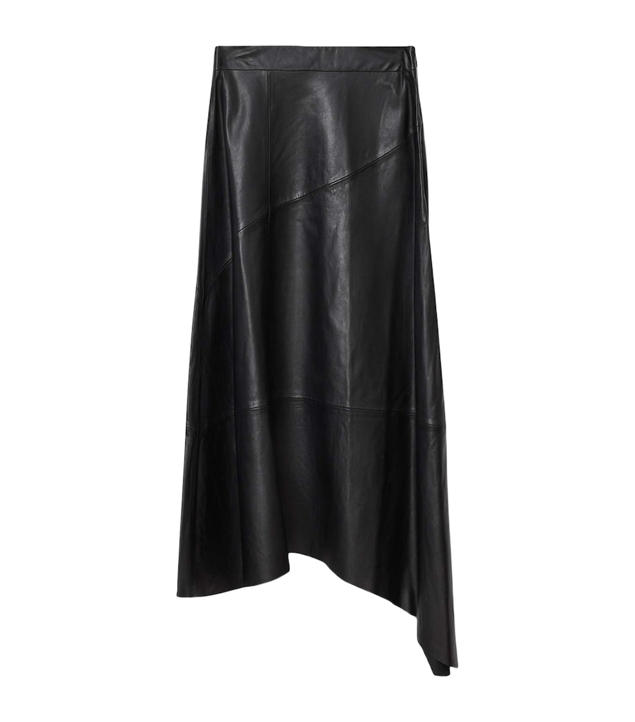 Gia Lea Leather Skirt BLACK Image 1
