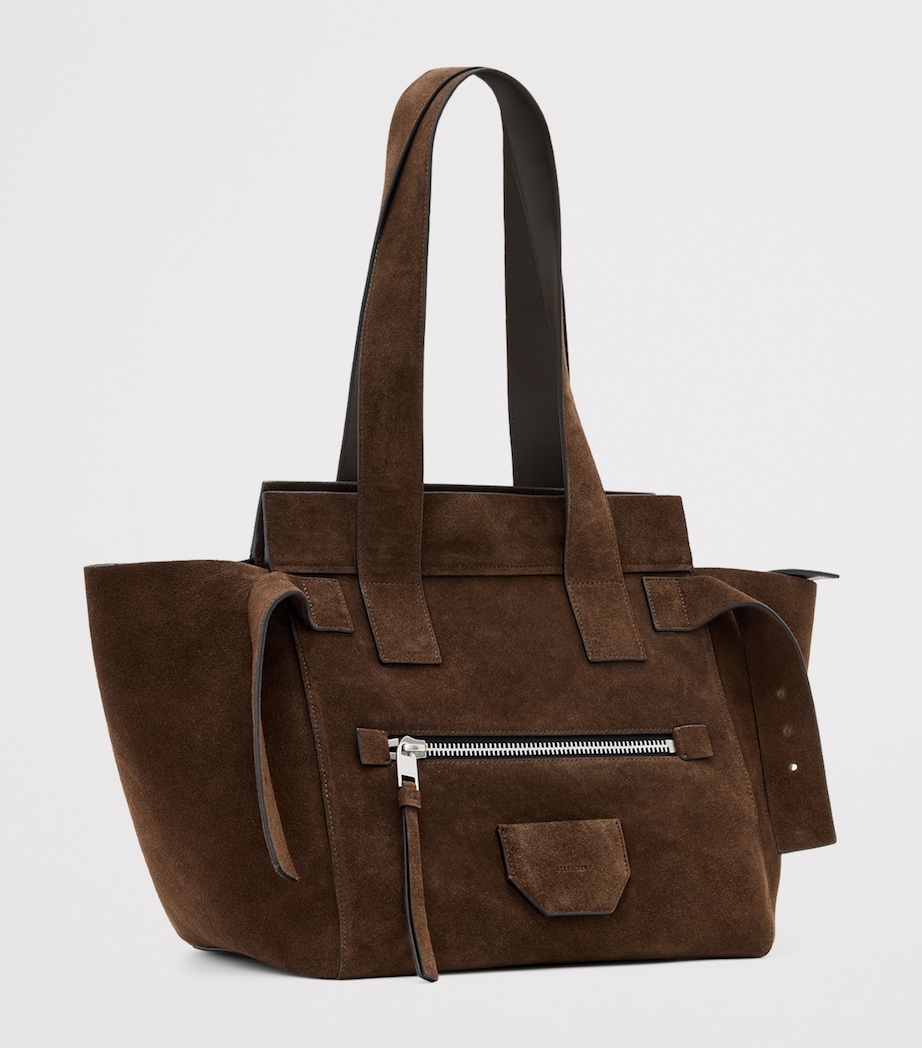 Suede Perez Shoulder Bag FANGO BROWN Image 3