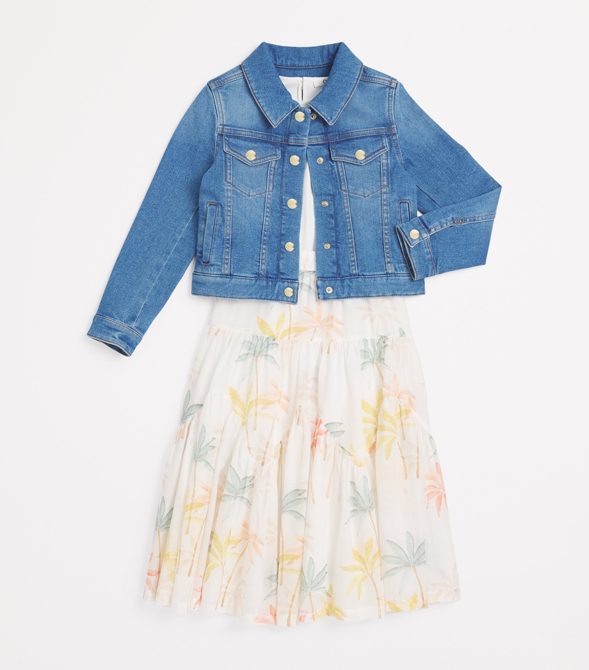 Chloe kidsジャケット14 Chloé Kids Blue Denim Jacket (4-14 Years) | Harrods US